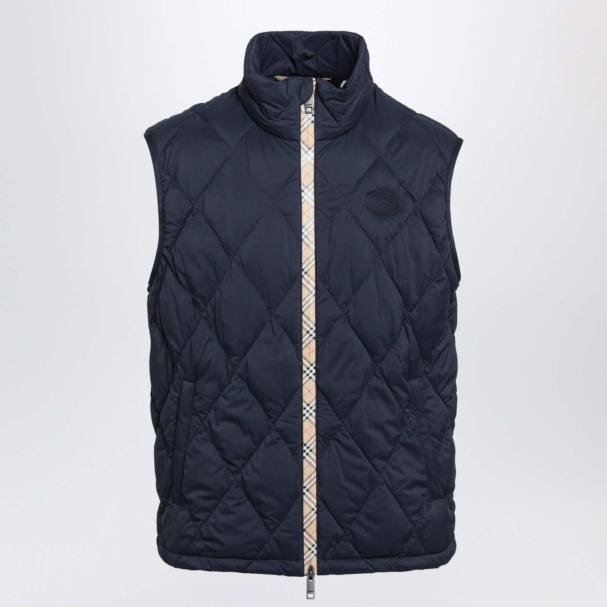 Burberry Acresford Navy Quilted Nylon Gilet Men BURBERRY