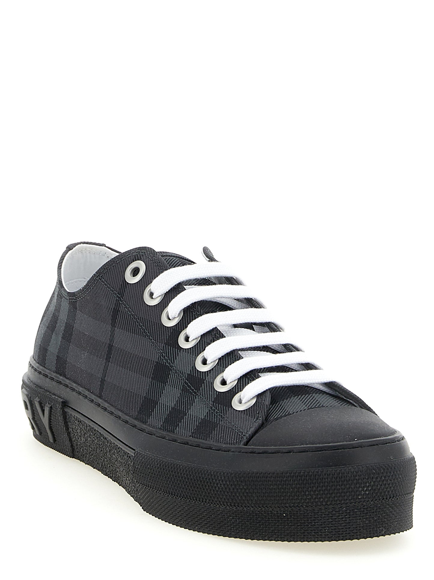 Burberry Men Check Print Sneakers BURBERRY
