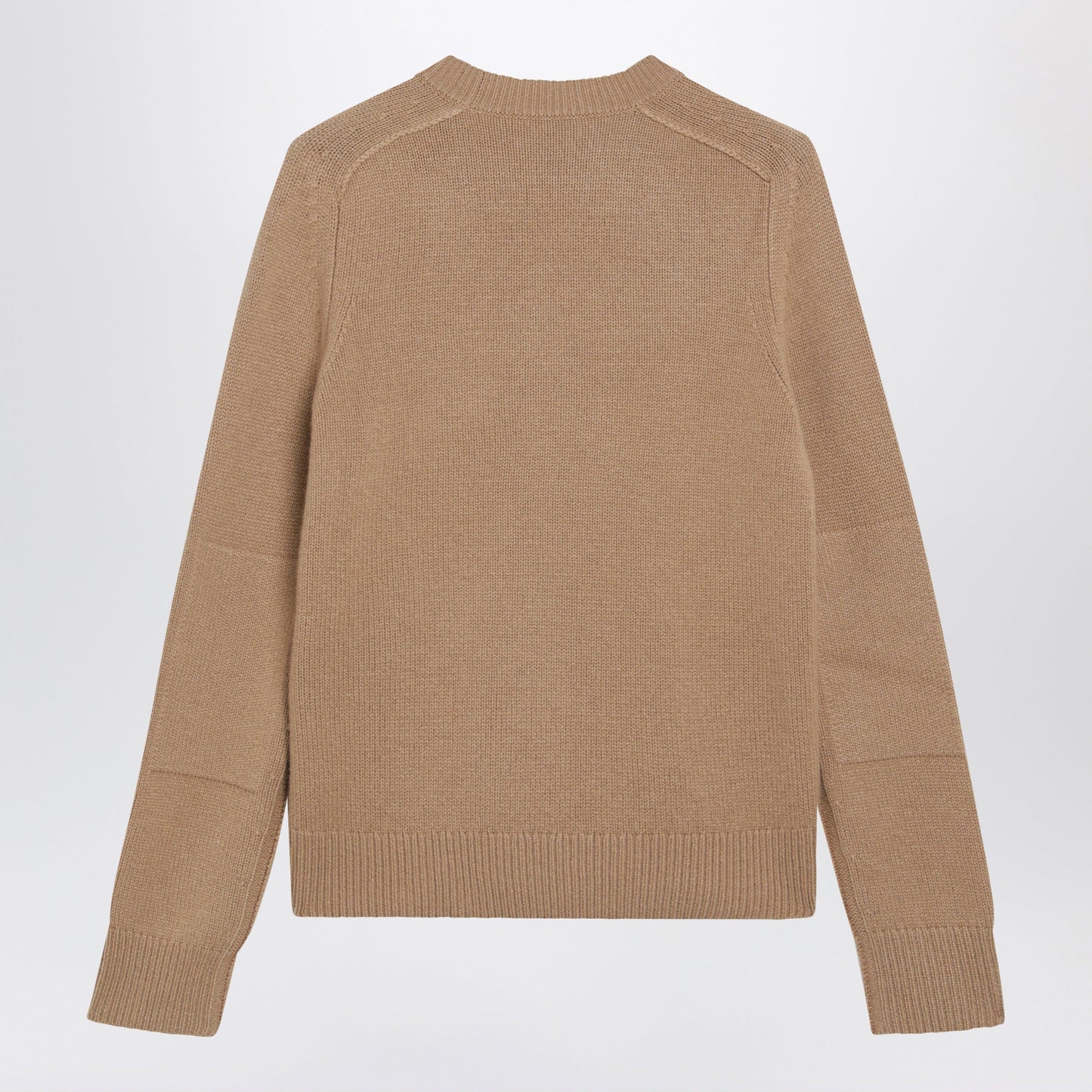 Burberry Caramel Crew-Neck Cashmere Sweater Women BURBERRY