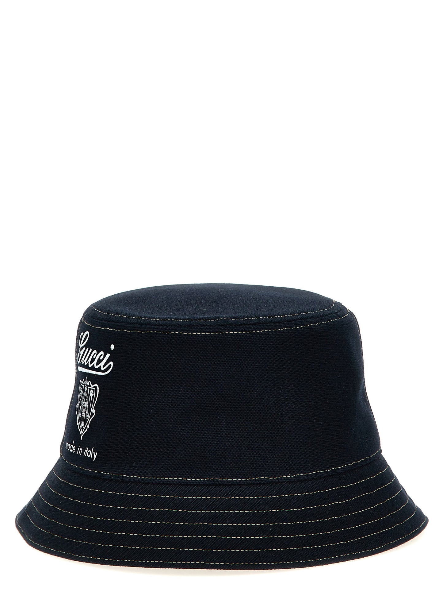 Gucci Men Gucci Coat Of Arms Bucket Hat GUCCI