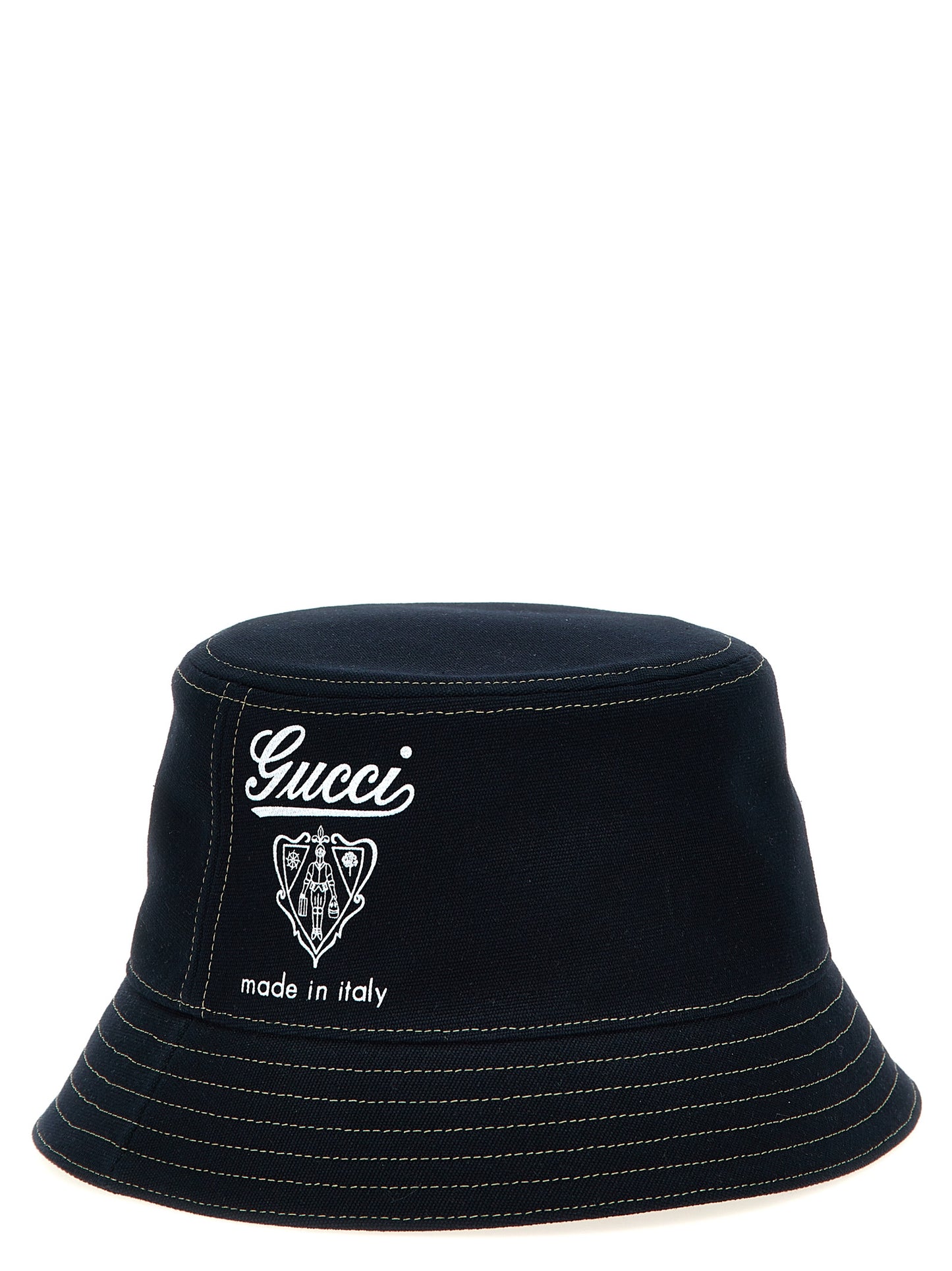 Gucci Men Gucci Coat Of Arms Bucket Hat GUCCI