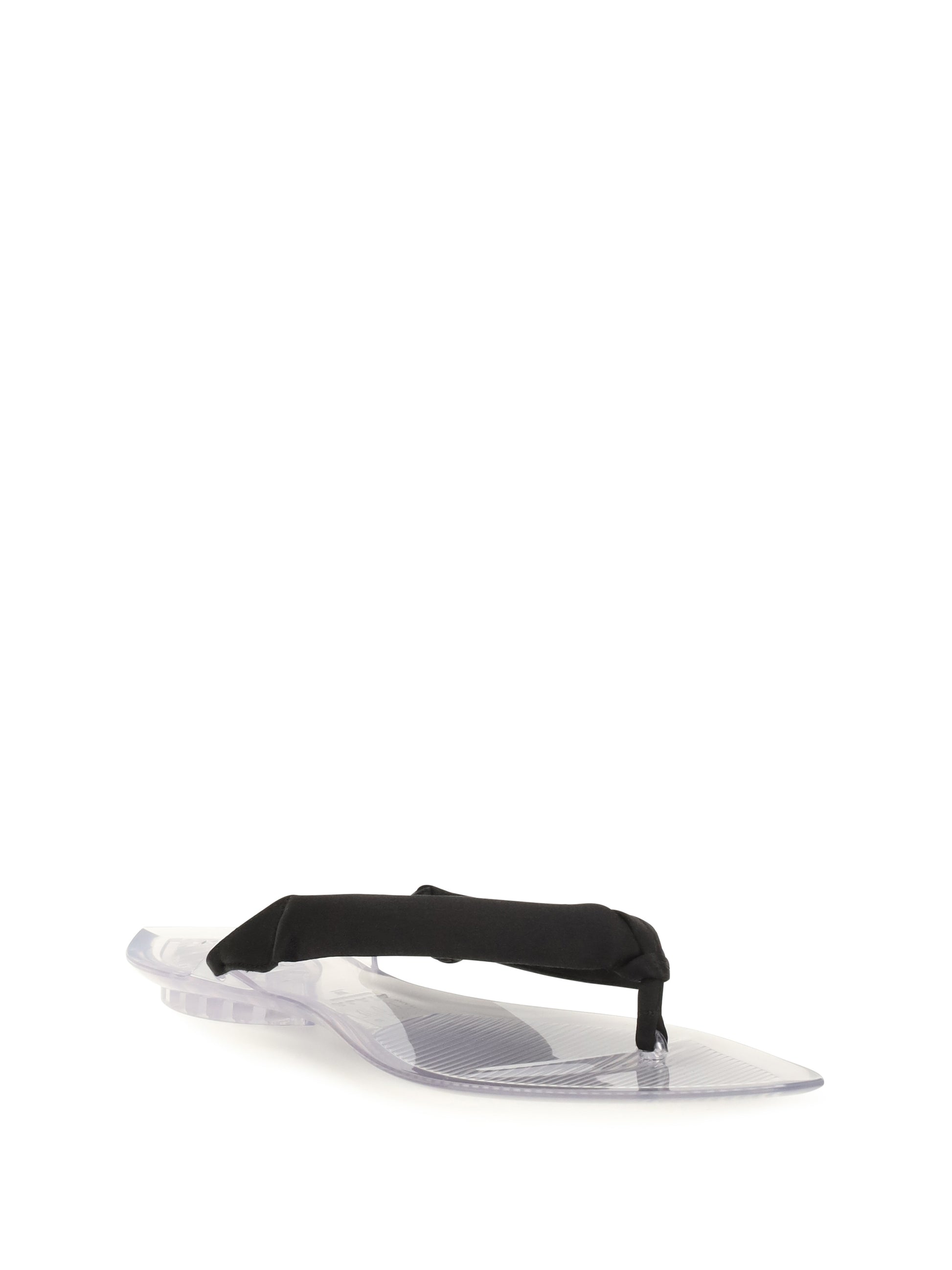 Alaïa Women Satin Flip-Flop Sandals ALAIA