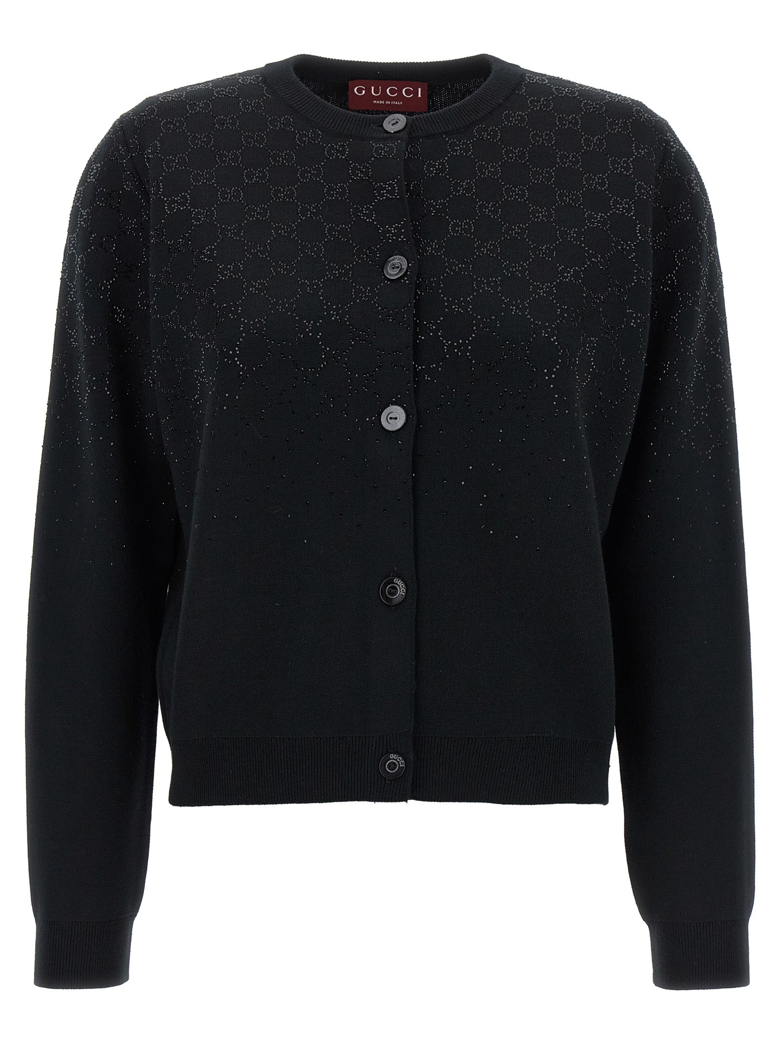 Gucci Women 'Gg' Crystal Cardigan GUCCI