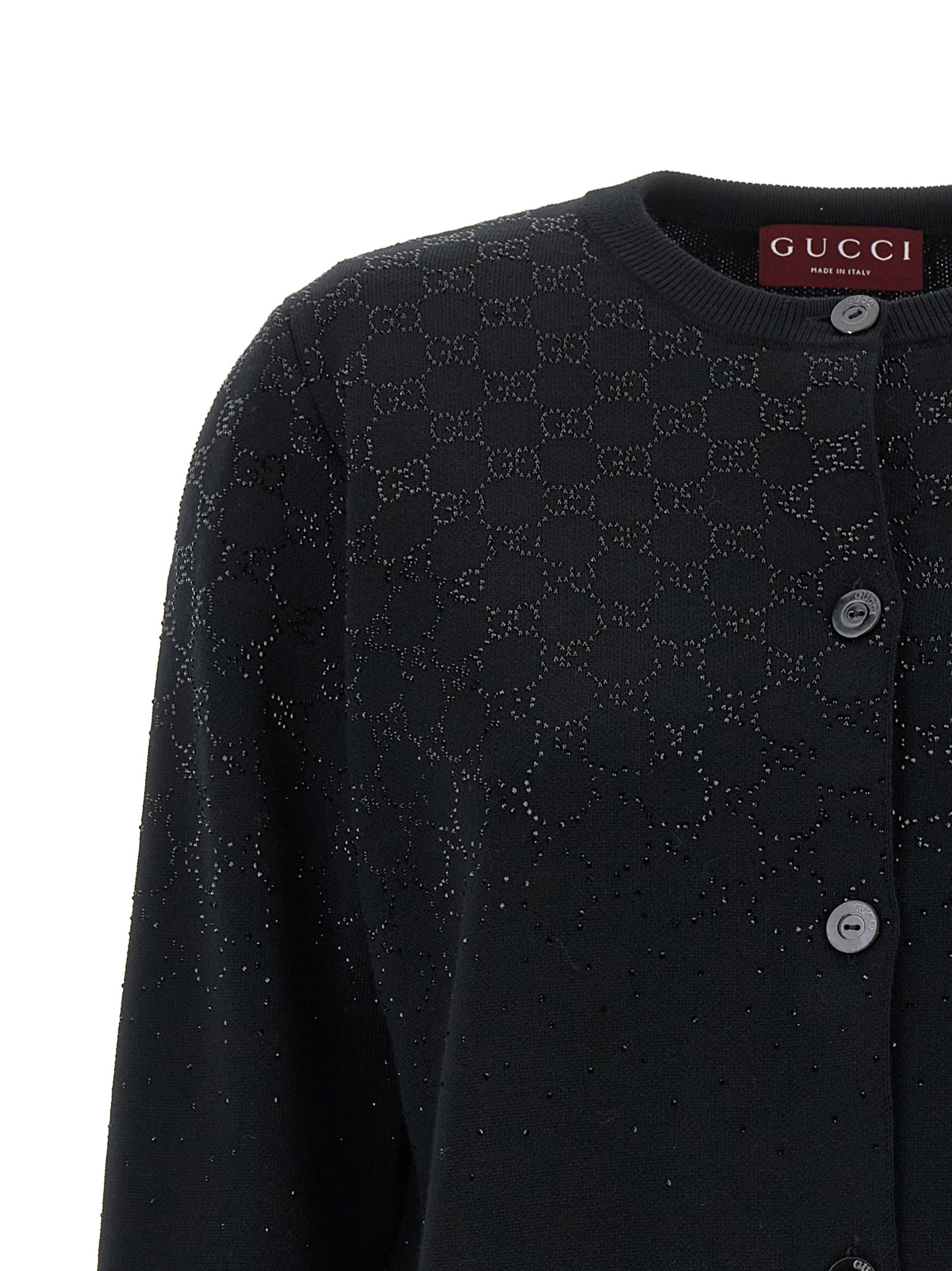 Gucci Women 'Gg' Crystal Cardigan GUCCI
