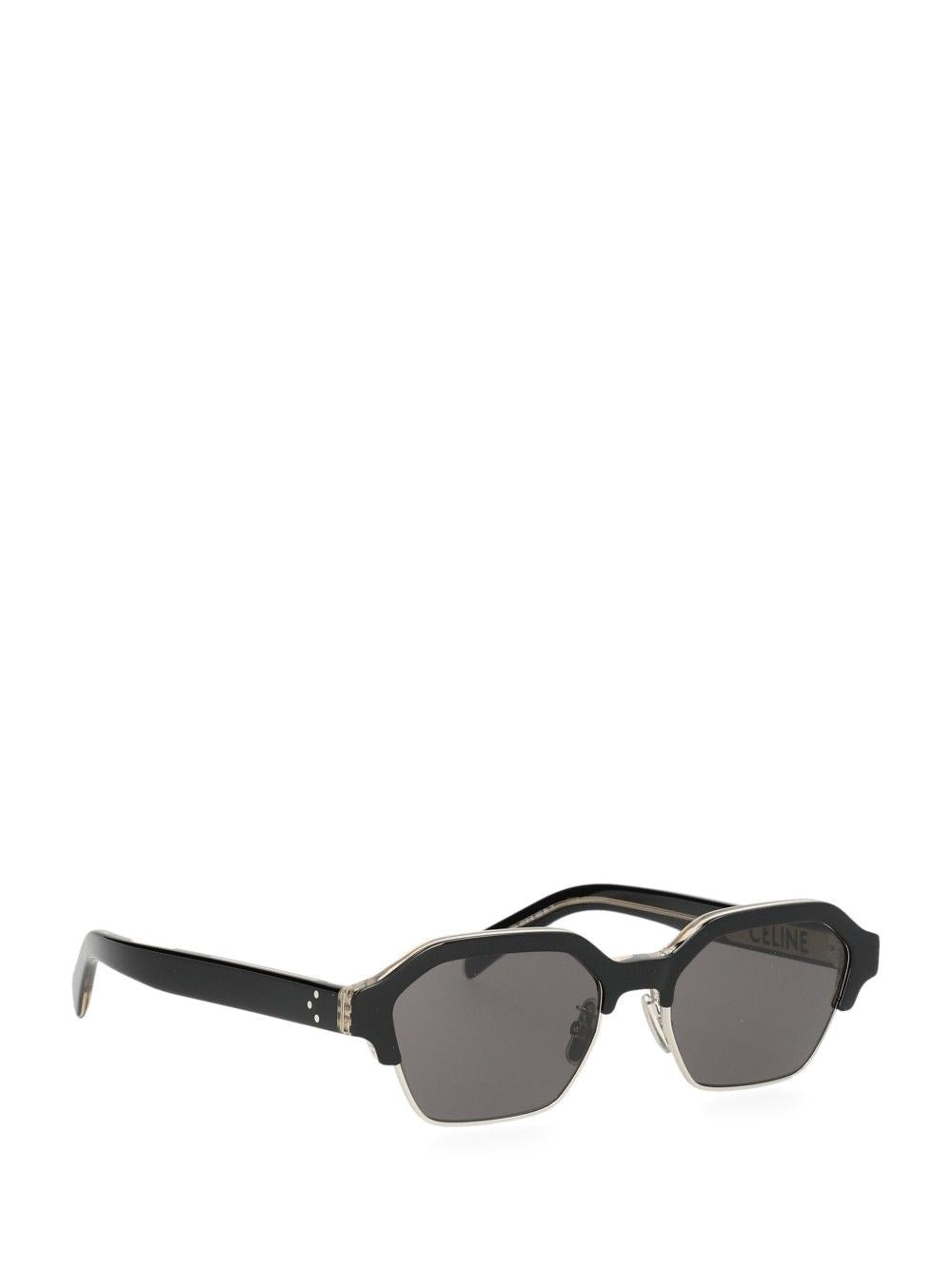 Celine Men Black Frame 63 Sunglasses In Acetate And Metal CELINE