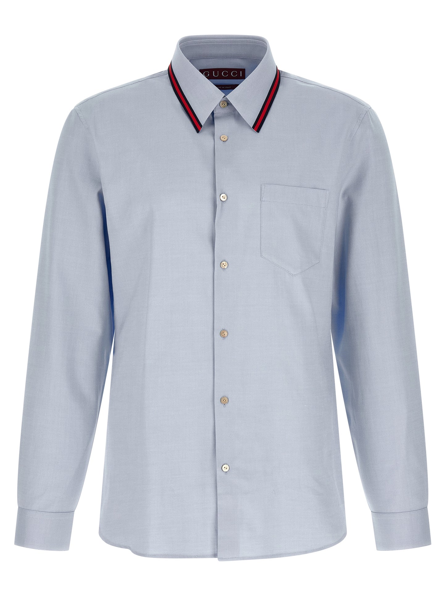 Gucci Men 'Web' Collar Shirt GUCCI