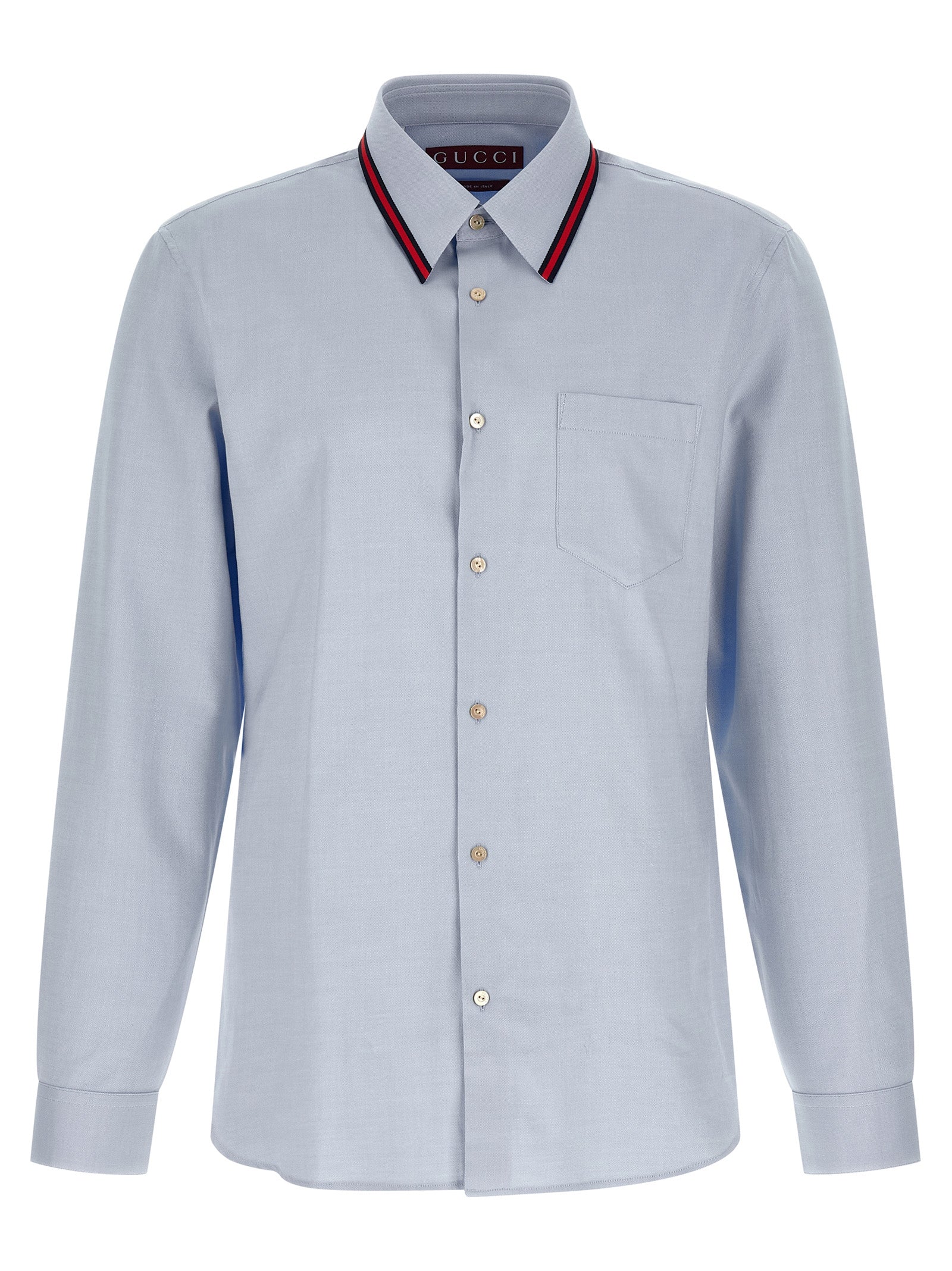 Gucci Men 'Web' Collar Shirt GUCCI