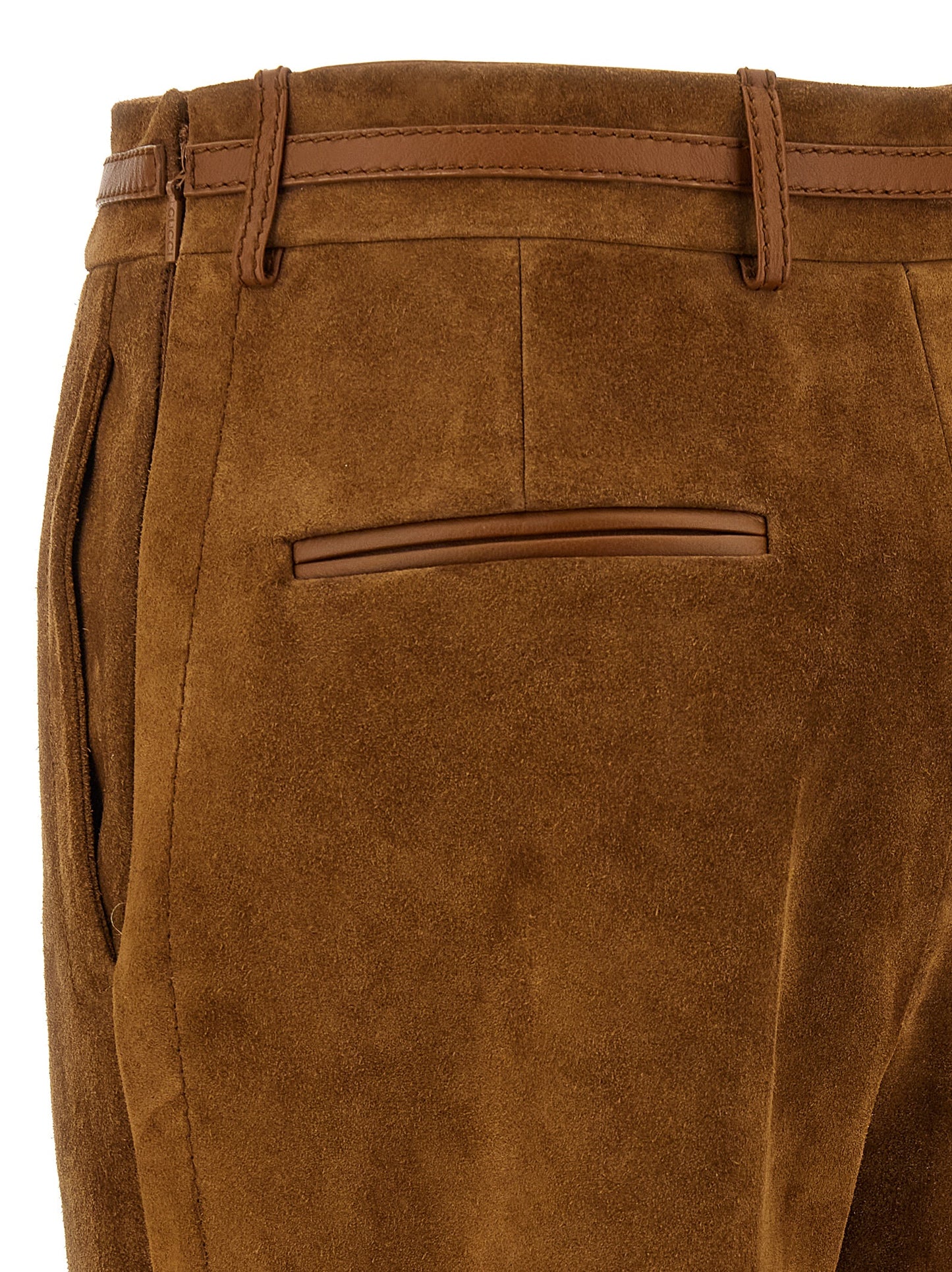 Gucci Women Suede Pants GUCCI