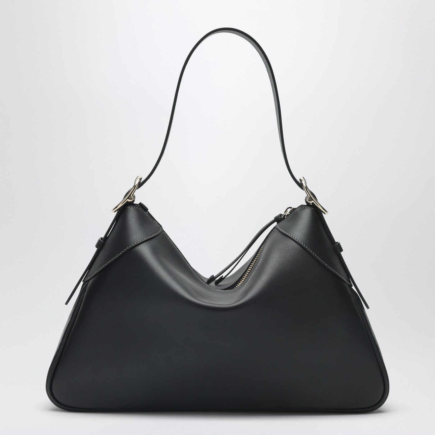 Gucci Gg Emblem Large Black Shoulder Bag Women GUCCI