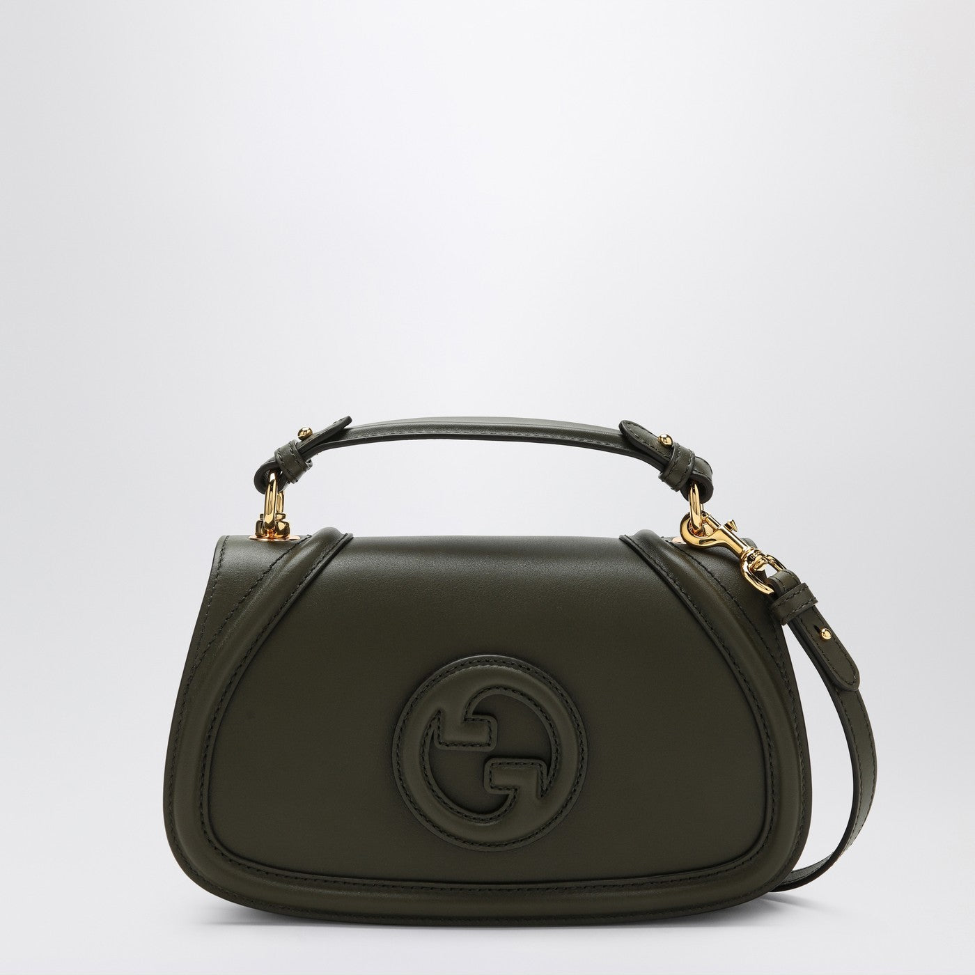 Gucci Blondie Small Shoulder Bag Dark Green Women GUCCI