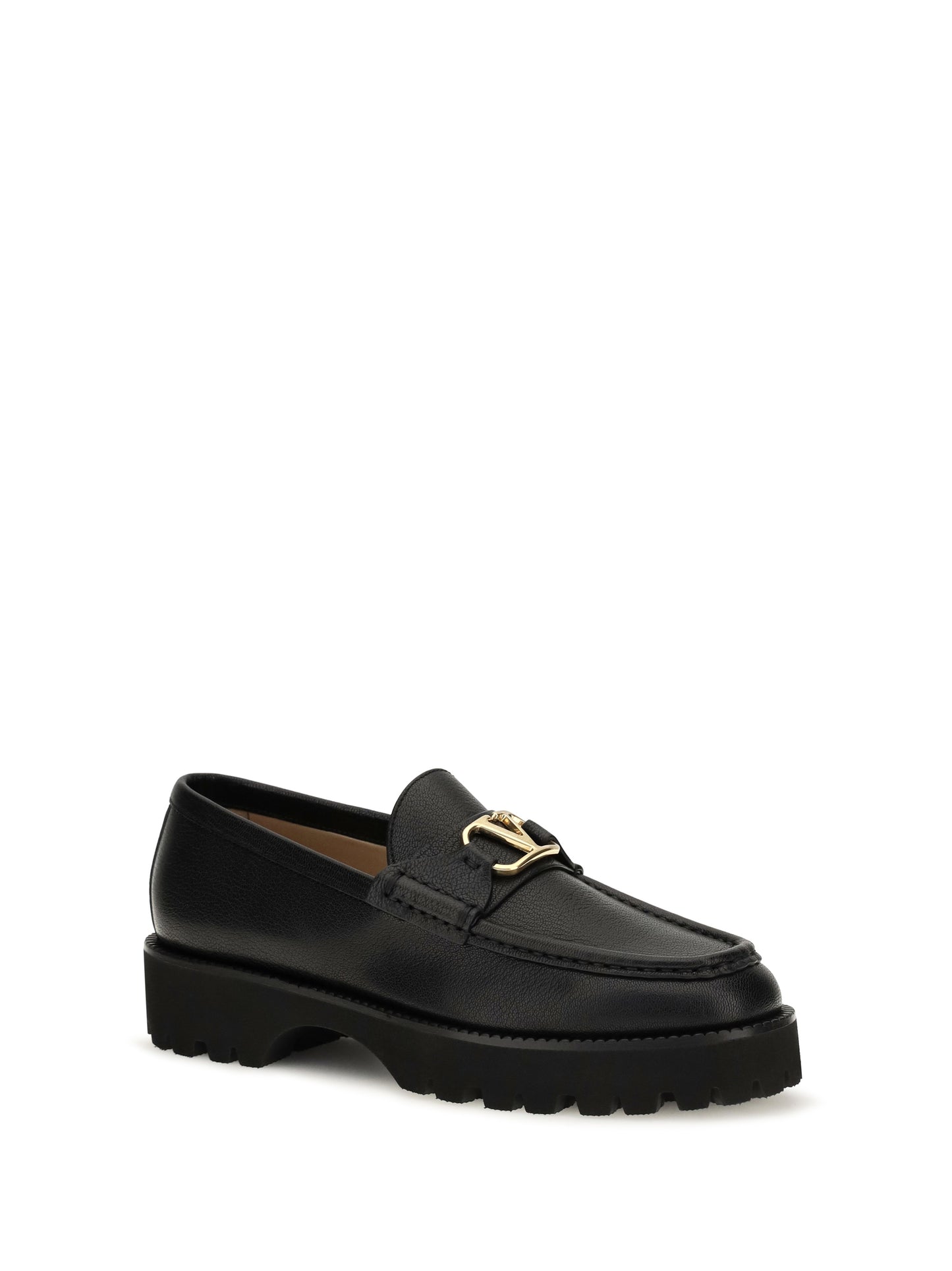 Valentino Garavani Women Vlogo Signature Leather Loafers VALENTINO GARAVANI