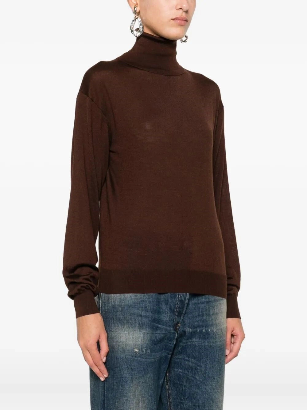 Saint Laurent Women Turtle-Neck Sweater SAINT LAURENT
