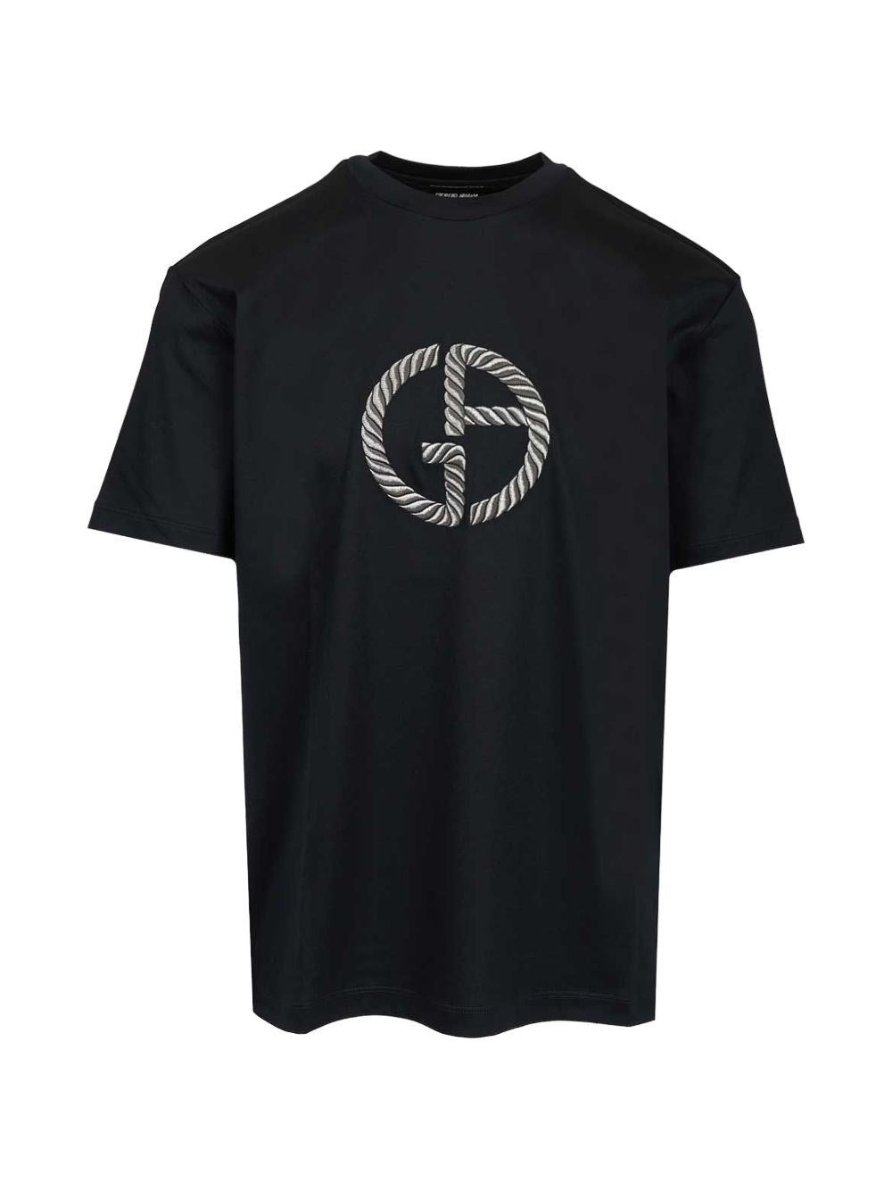 Giorgio Armani Men T-Shirt With Embroidered Logo GIORGIO ARMANI