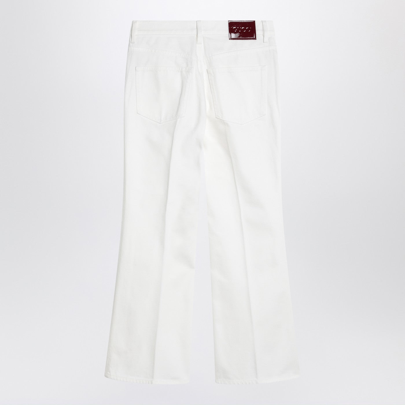 Gucci Short White Flare Trousers Women GUCCI