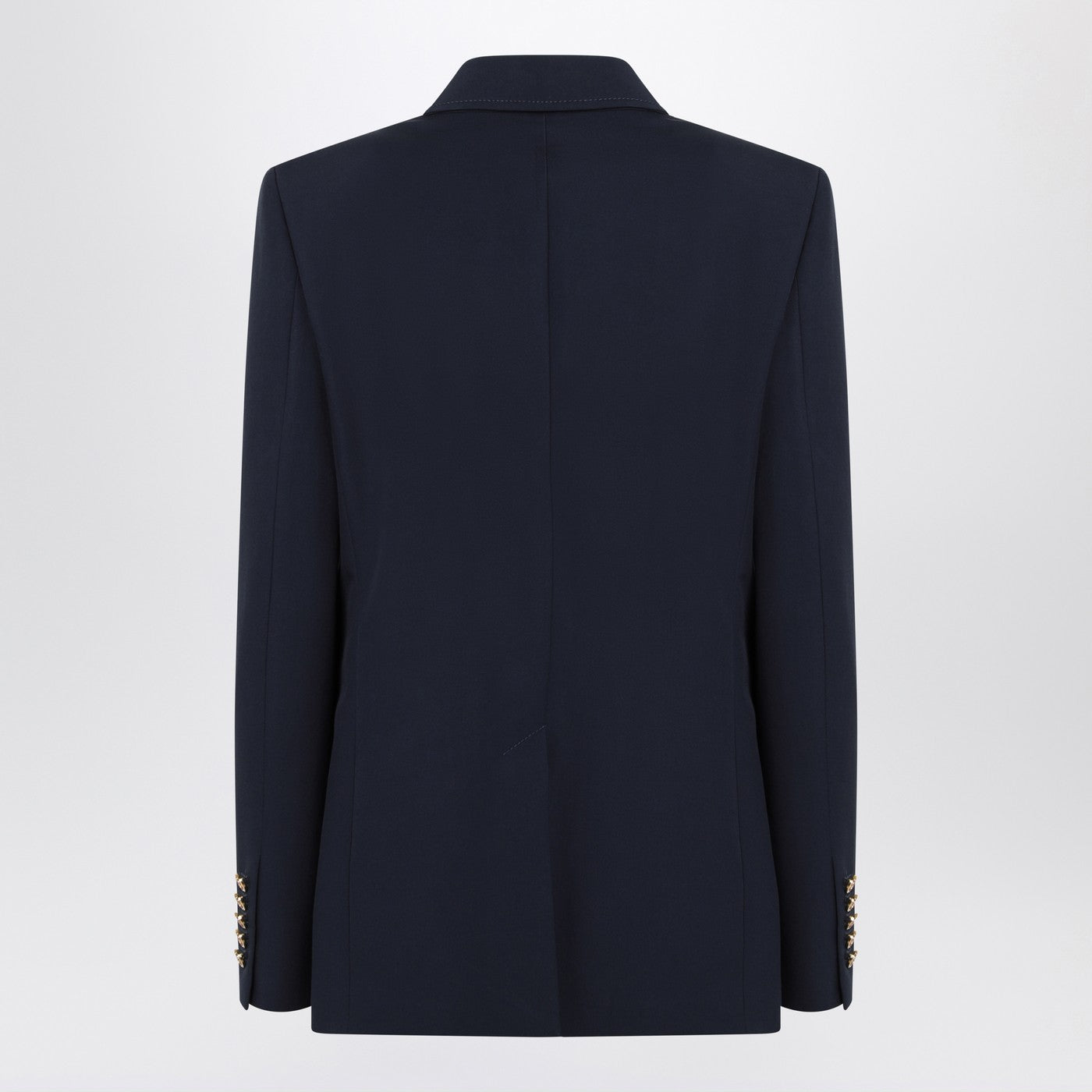 Gucci Double-Breasted Blue Jacket In Cotton Women GUCCI