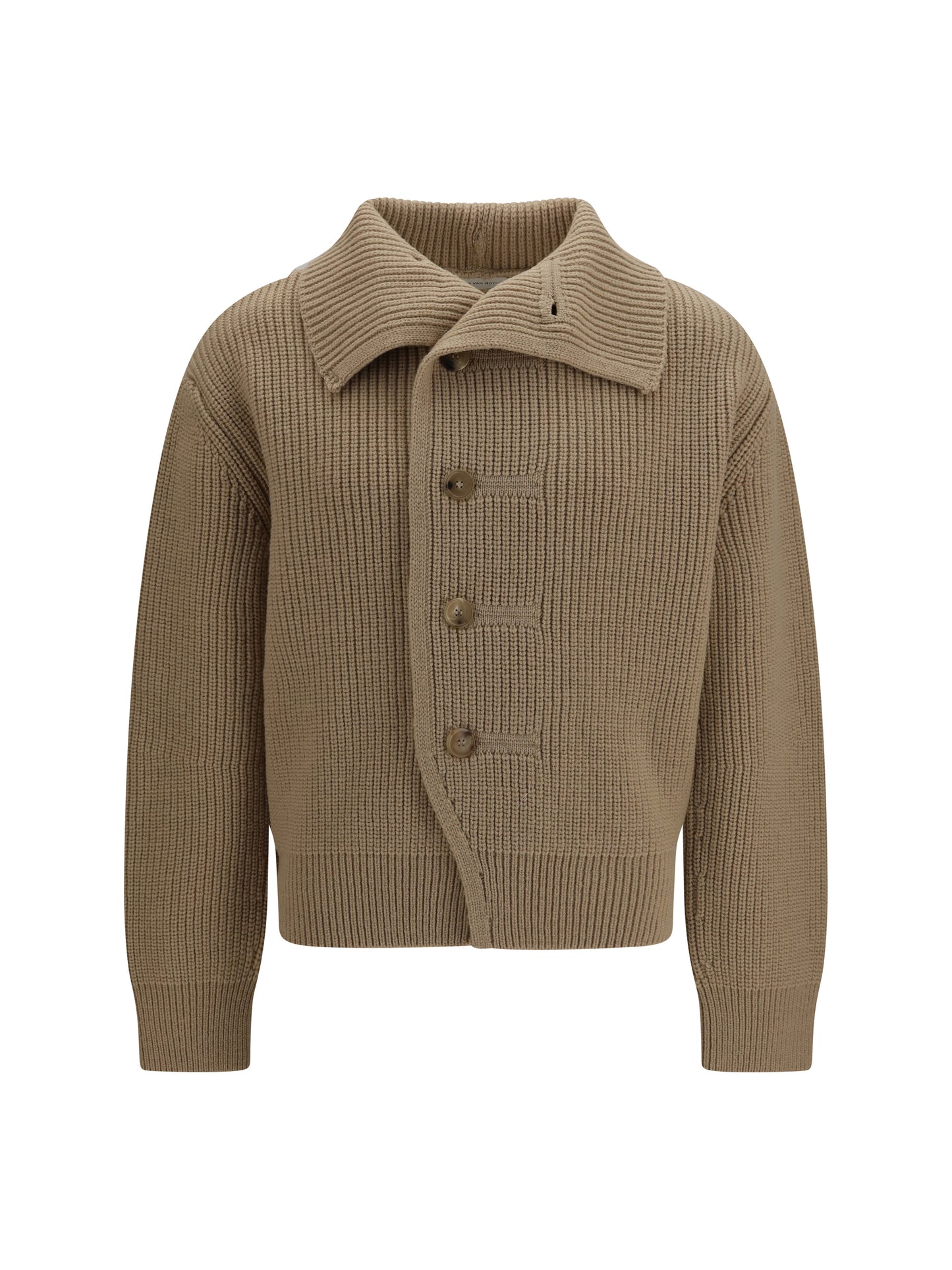 Dries Van Noten Men Buttoned High-Neck Cardigan DRIES VAN NOTEN