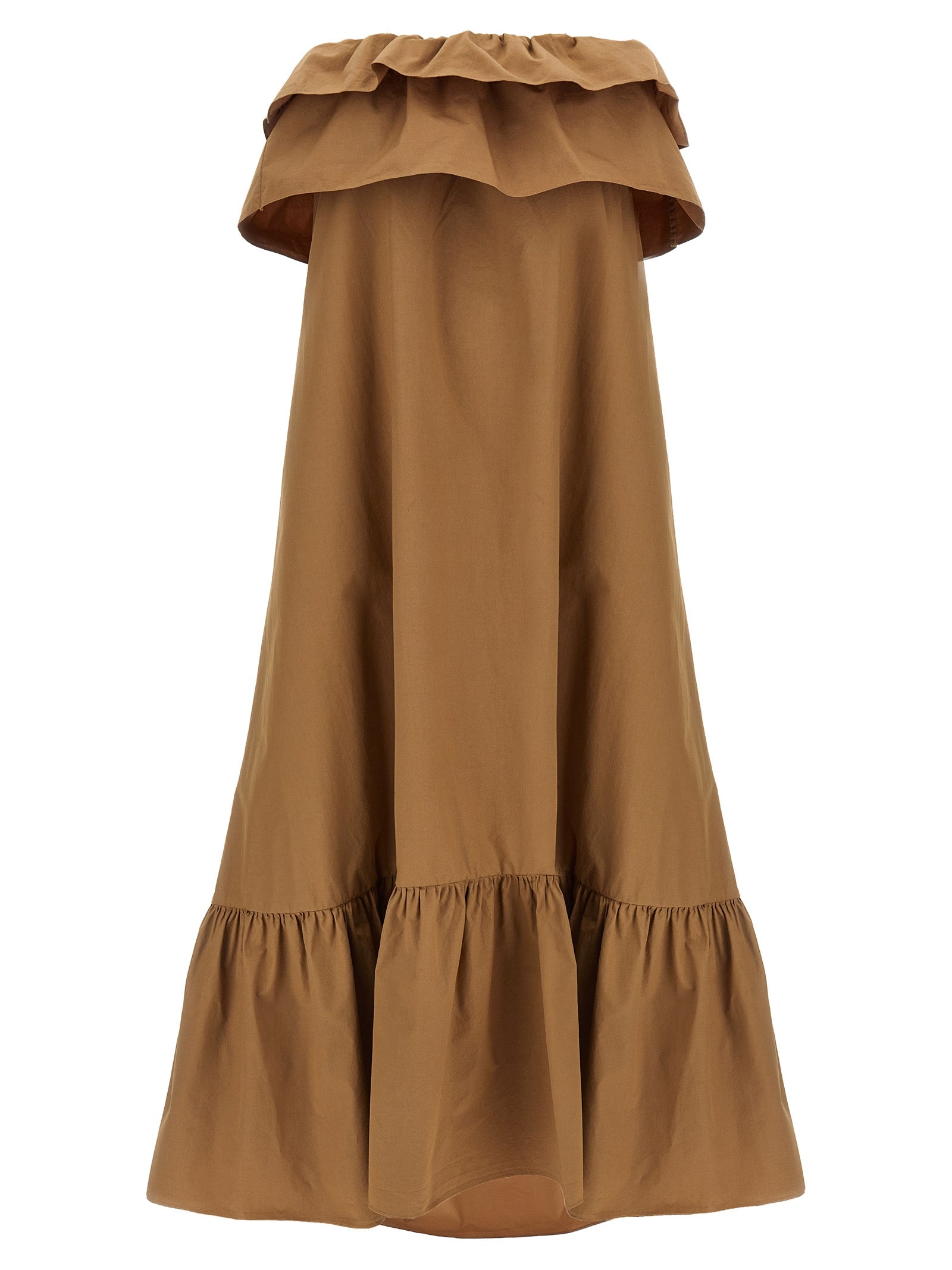 Saint Laurent Women Flounce Dress SAINT LAURENT