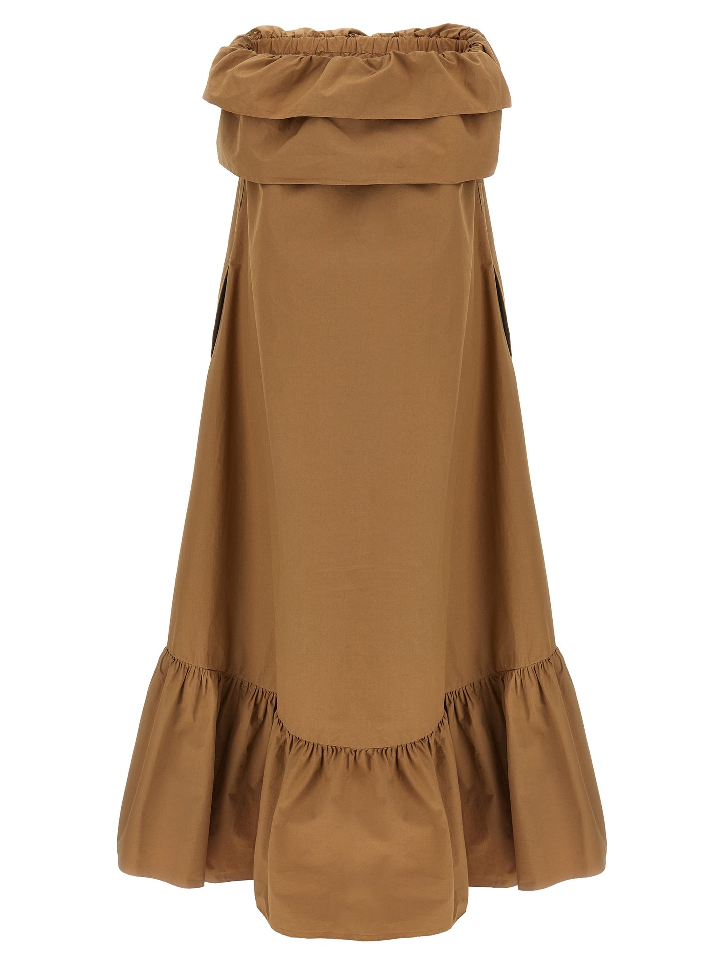 Saint Laurent Women Flounce Dress SAINT LAURENT