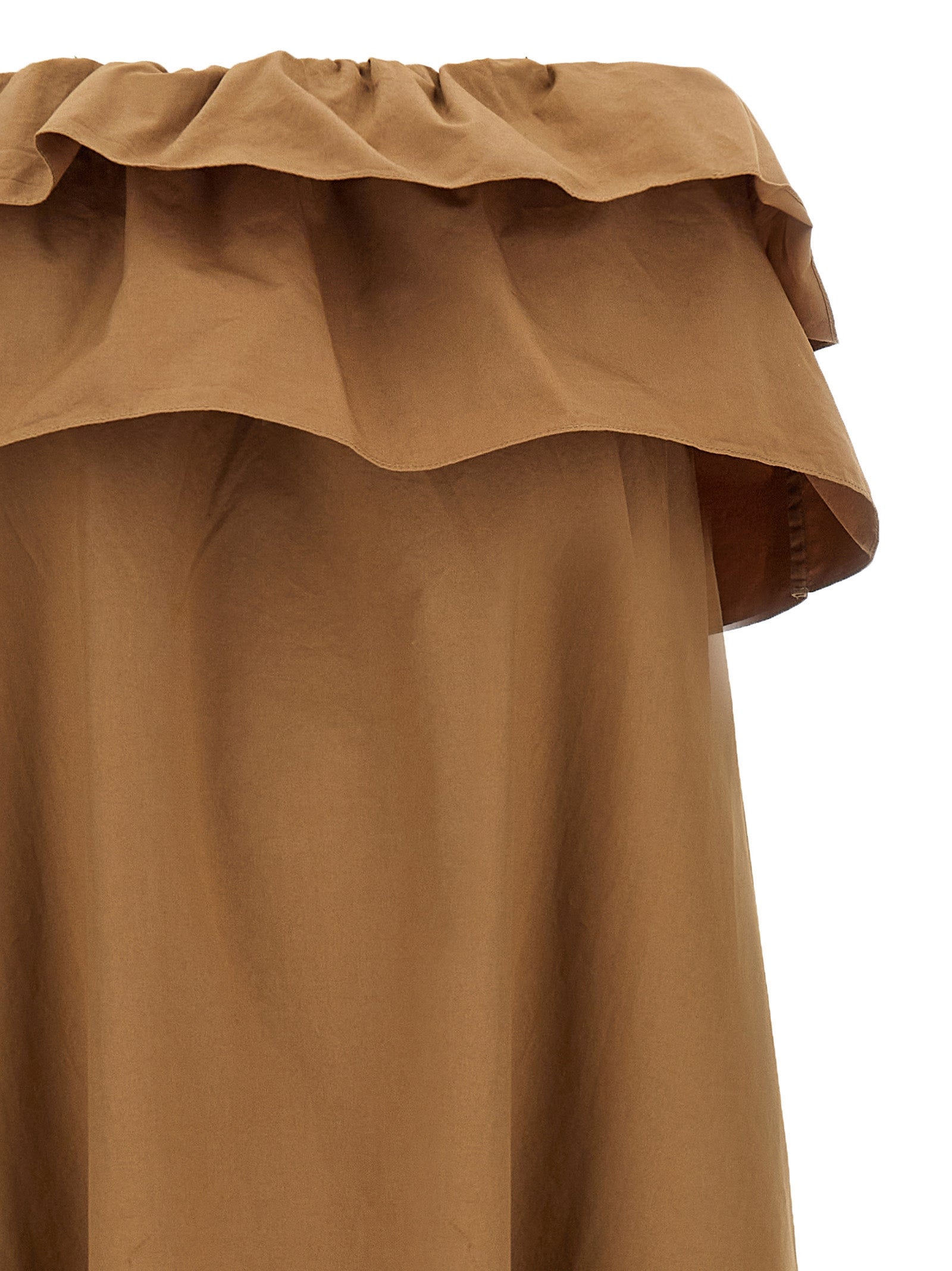 Saint Laurent Women Flounce Dress SAINT LAURENT