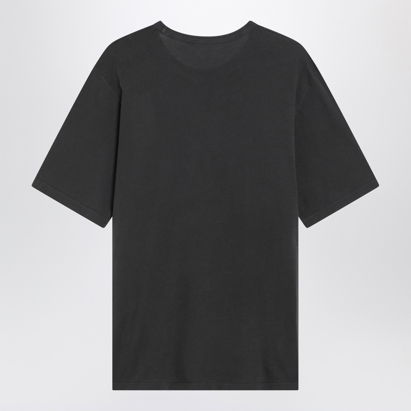 Saint Laurent Black Washed Cotton T-Shirt Men SAINT LAURENT