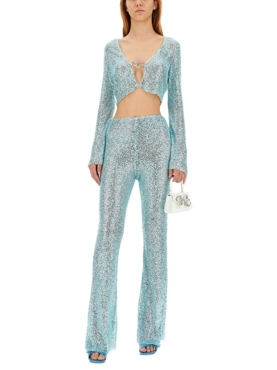 Self-Portrait Women Beaded Pants SELF-PORTRAIT