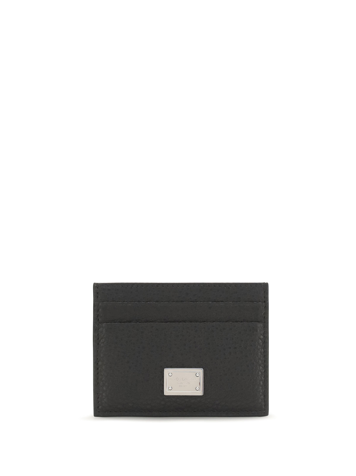Dolce & Gabbana Men Logo-Plate Leather Card Holder DOLCE & GABBANA