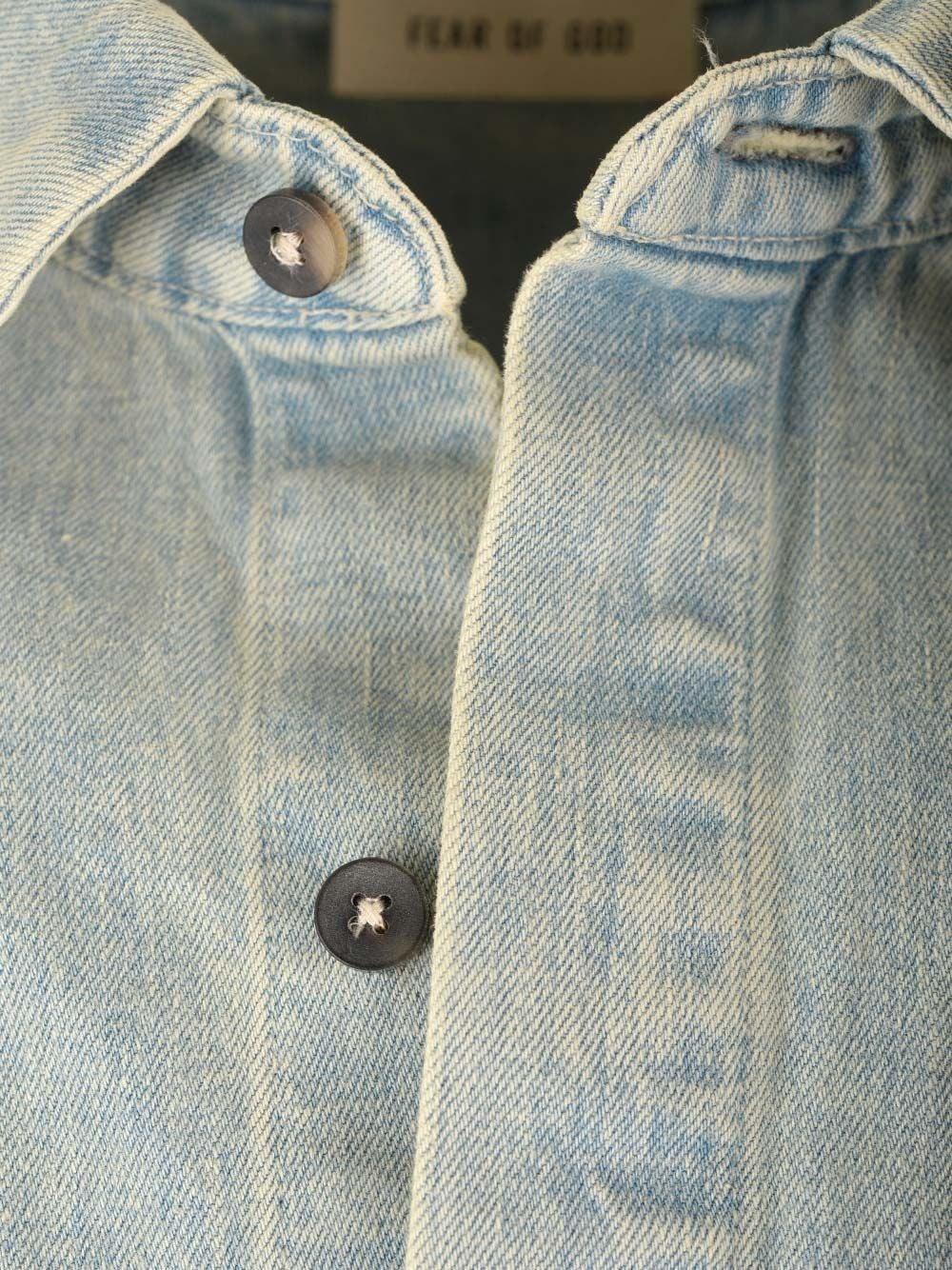 Fear Of God Men "Collection 8" Denim Shirt FEAR OF GOD