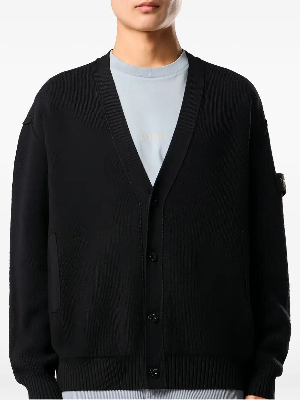 Stone Island Men V-Neck Cardigan STONE ISLAND