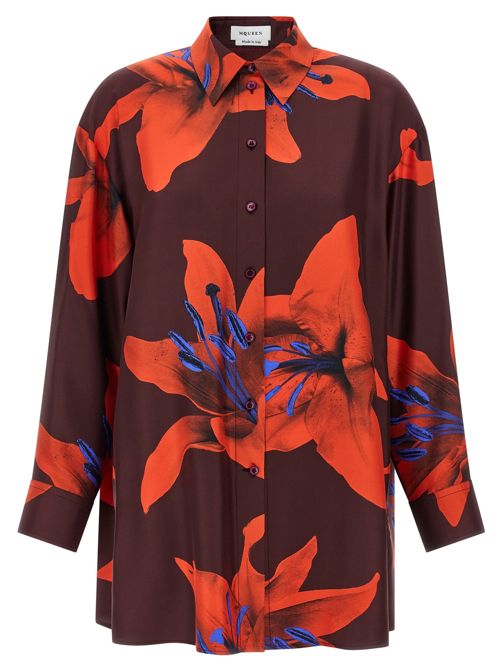 Mcqueen Women 'Flame Lily' Shirt ALEXANDER MCQUEEN