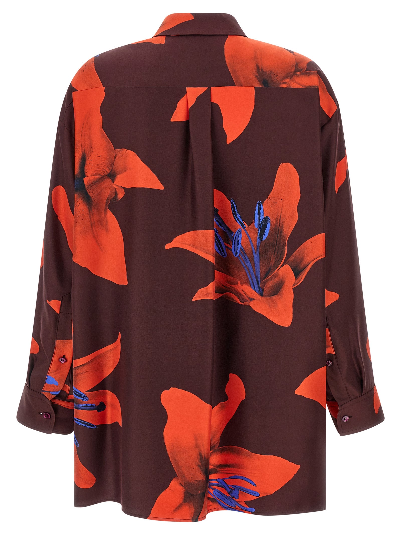 Mcqueen Women 'Flame Lily' Shirt ALEXANDER MCQUEEN