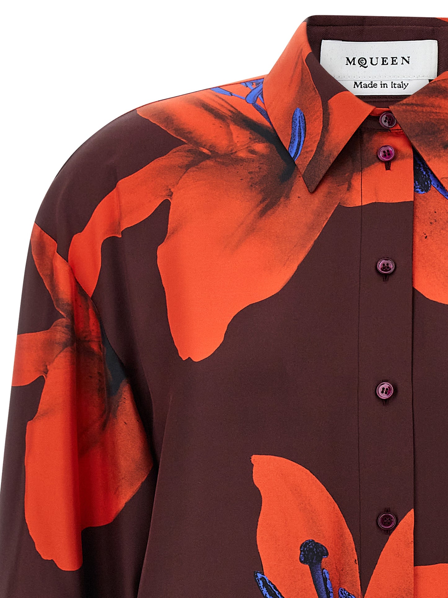 Mcqueen Women 'Flame Lily' Shirt ALEXANDER MCQUEEN