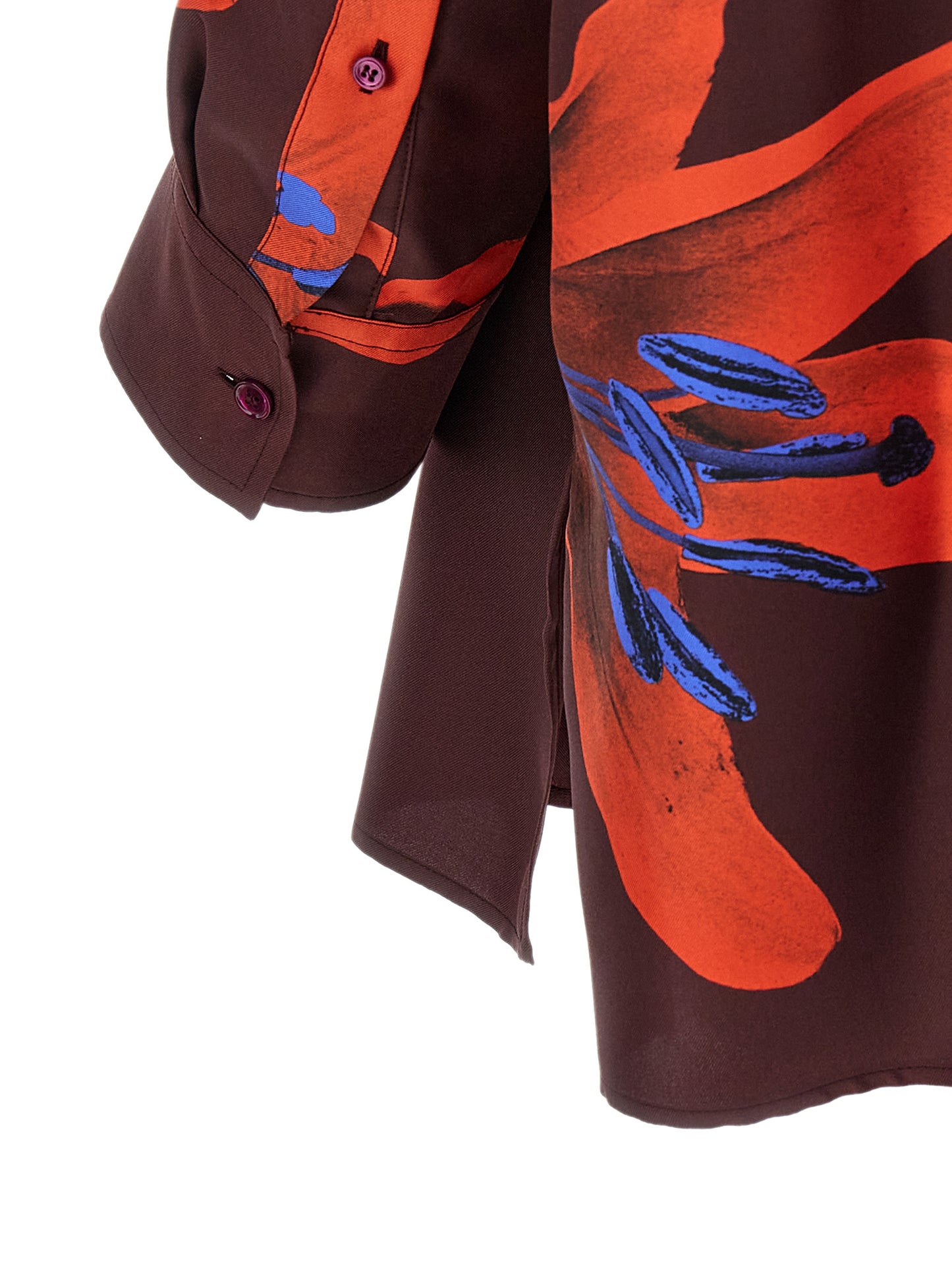 Mcqueen Women 'Flame Lily' Shirt ALEXANDER MCQUEEN