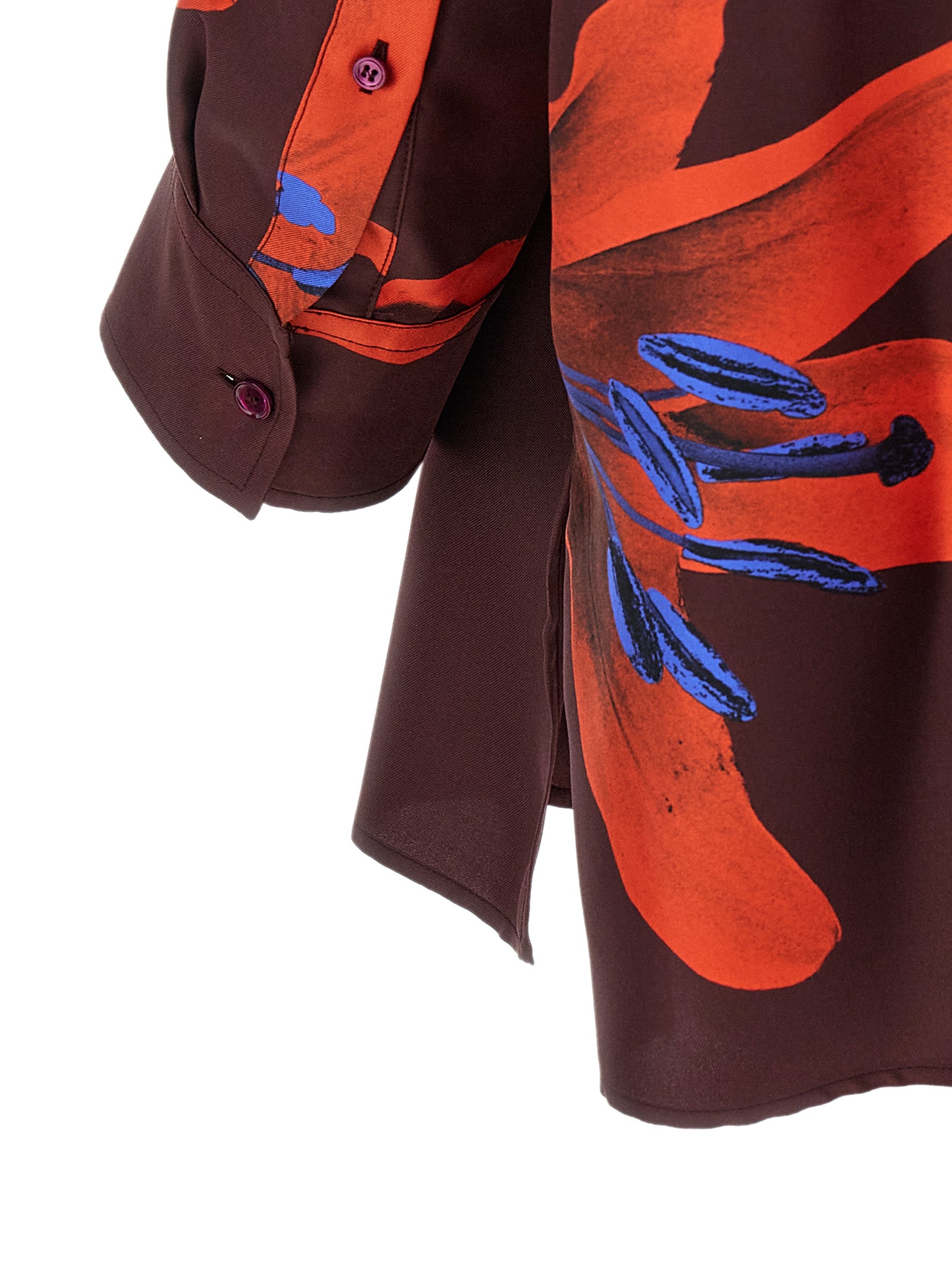 Mcqueen Women 'Flame Lily' Shirt ALEXANDER MCQUEEN