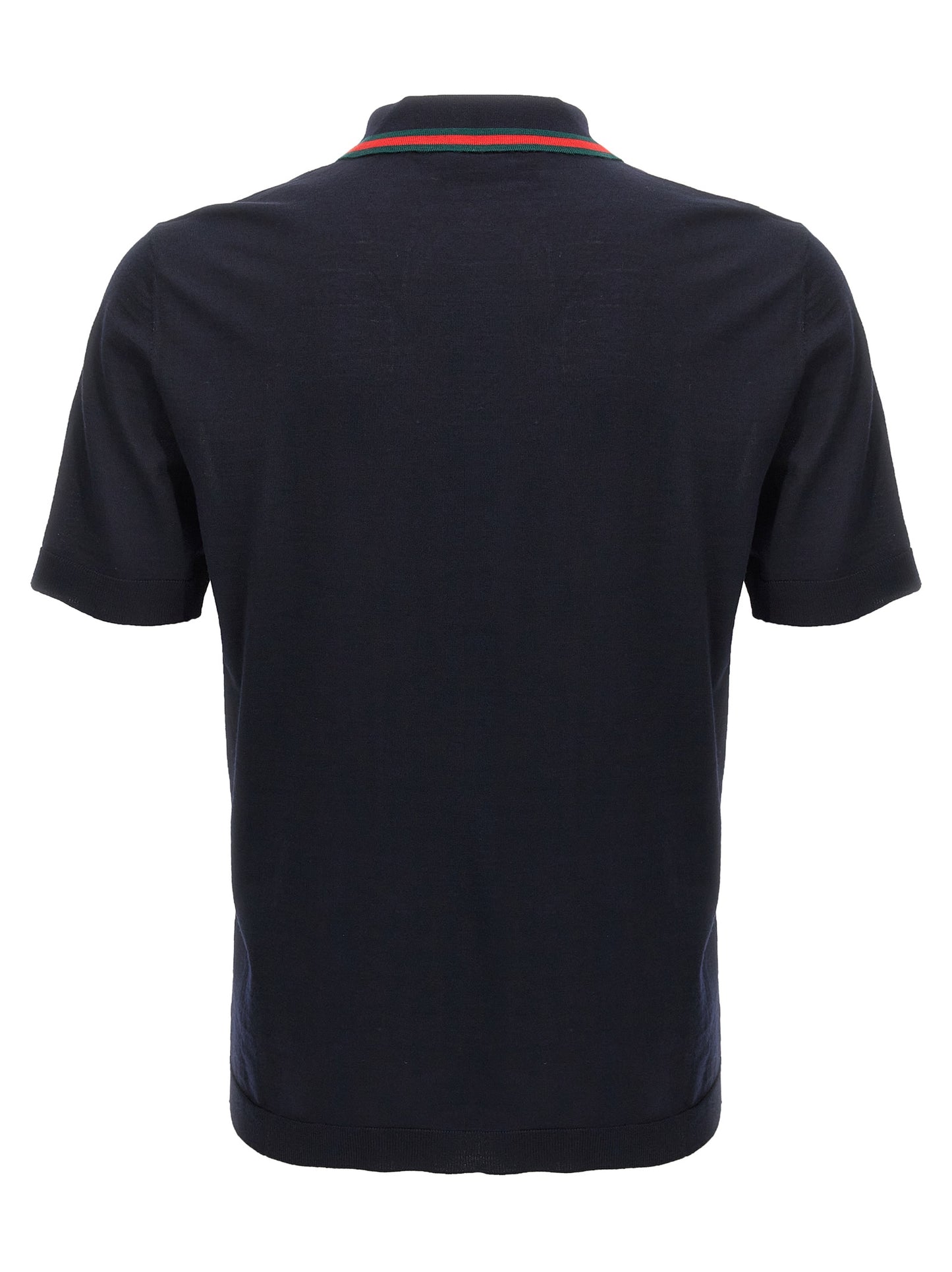 Gucci Men Web Ribbon Polo Shirt GUCCI