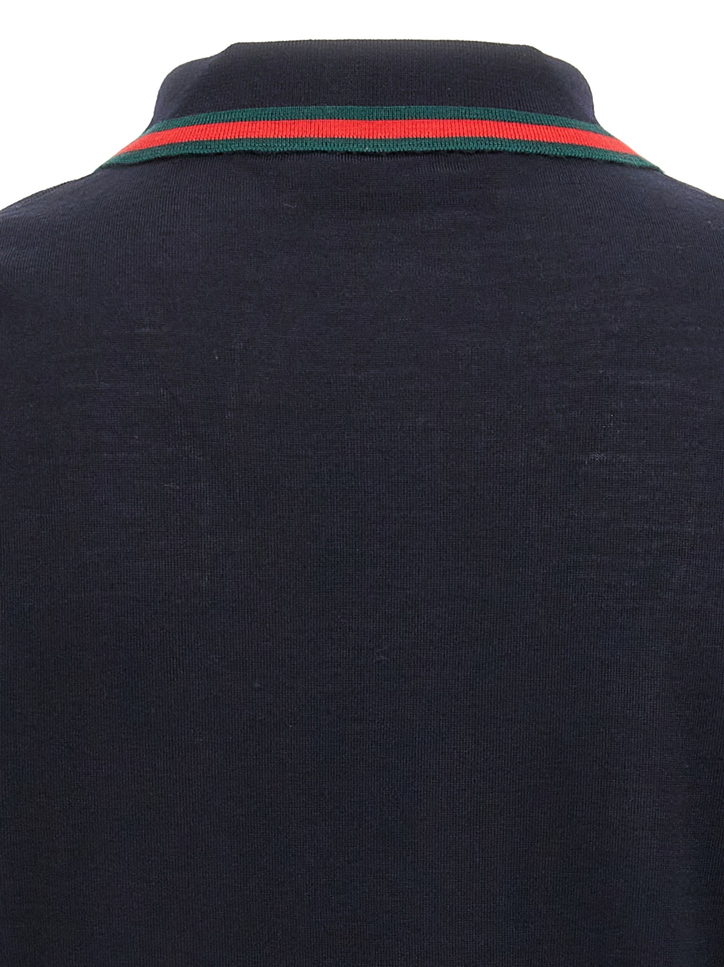 Gucci Men Web Ribbon Polo Shirt GUCCI