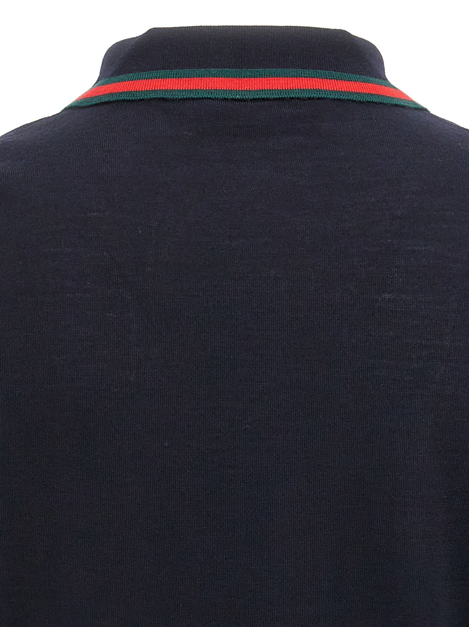 Gucci Men Web Ribbon Polo Shirt GUCCI