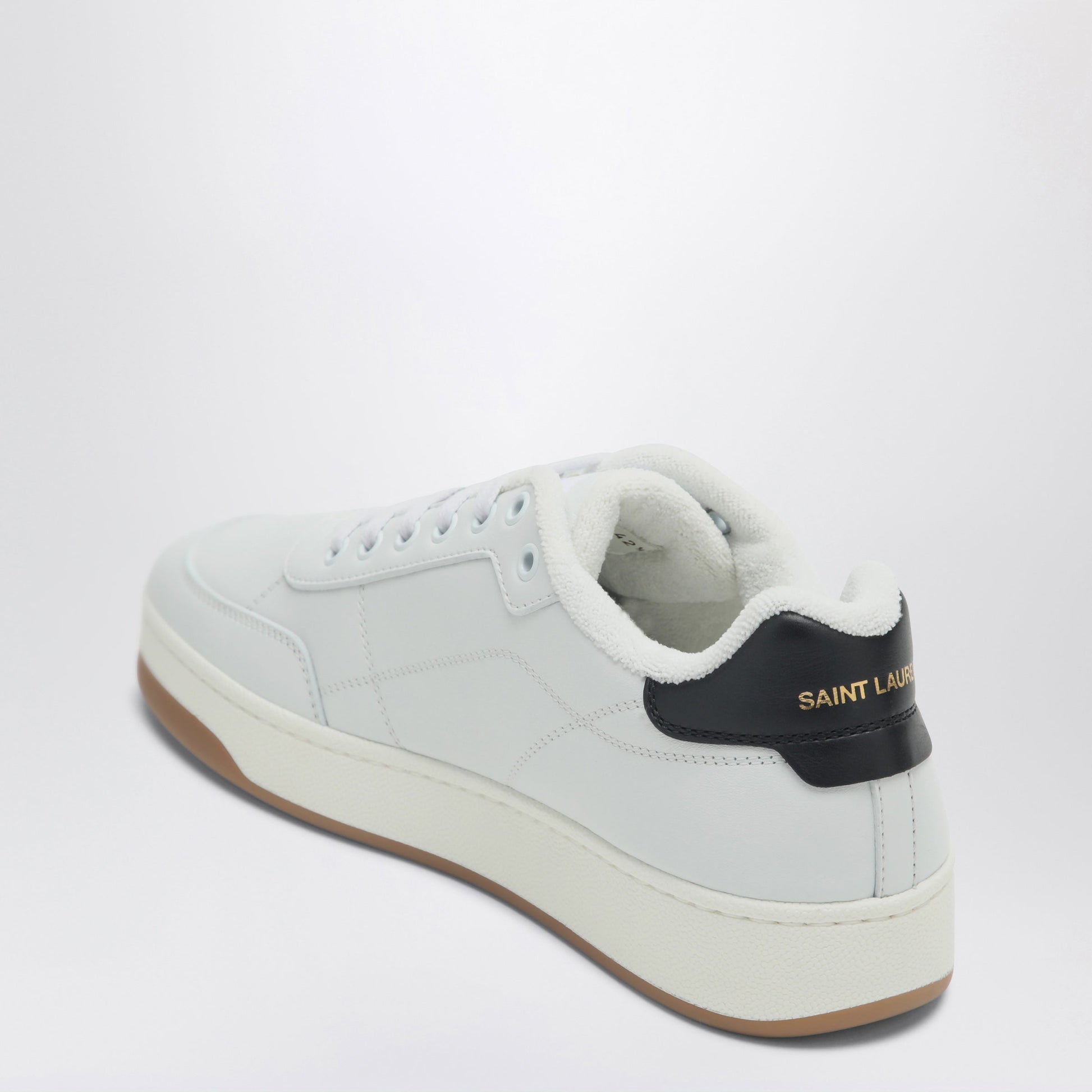 Saint Laurent Sl/61 Sneakers In White/Black Men SAINT LAURENT