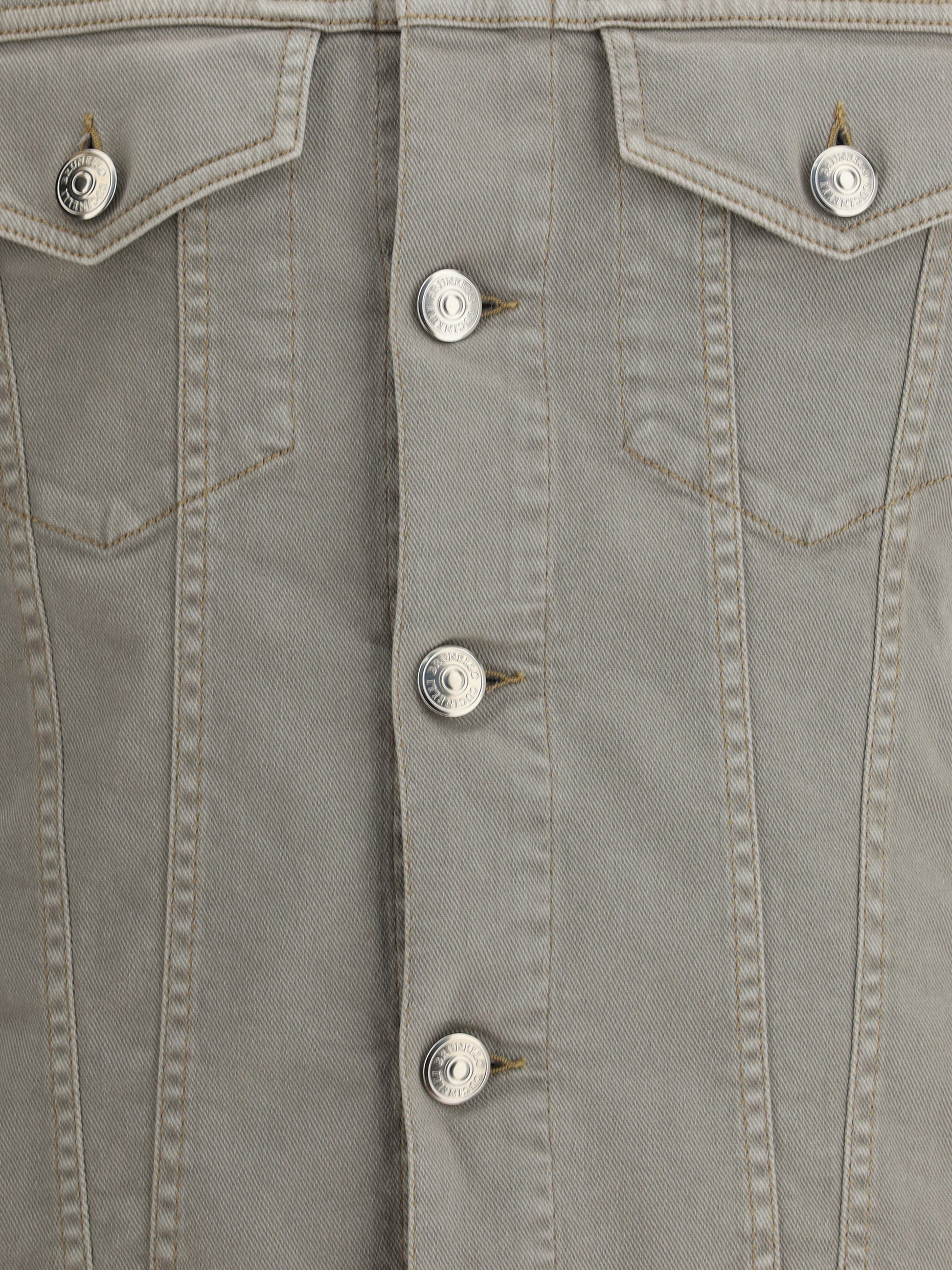 Brunello Cucinelli Men Denim Jacket BRUNELLO CUCINELLI