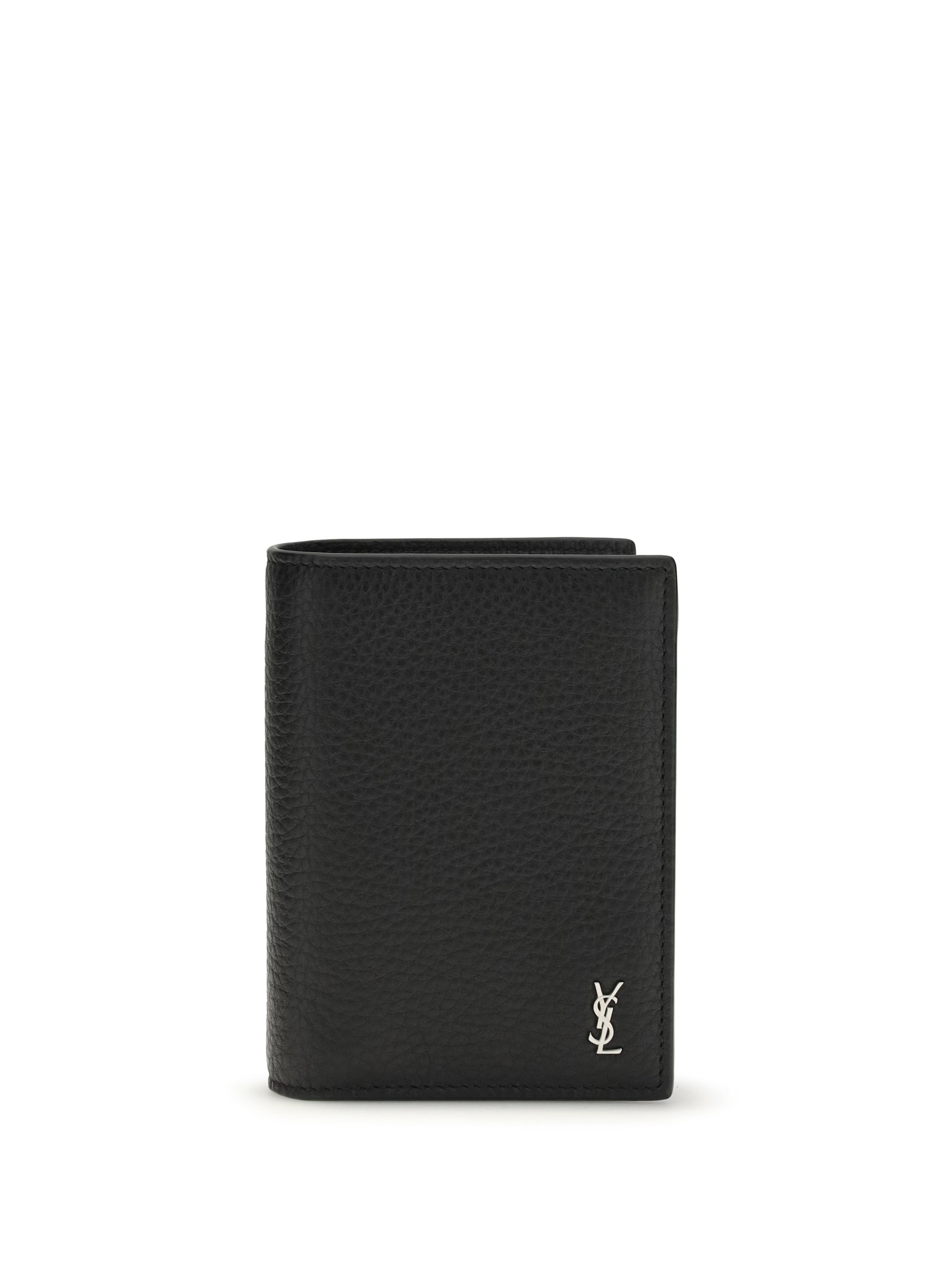 Saint Laurent Men Tiny Cassandre Card Holder SAINT LAURENT