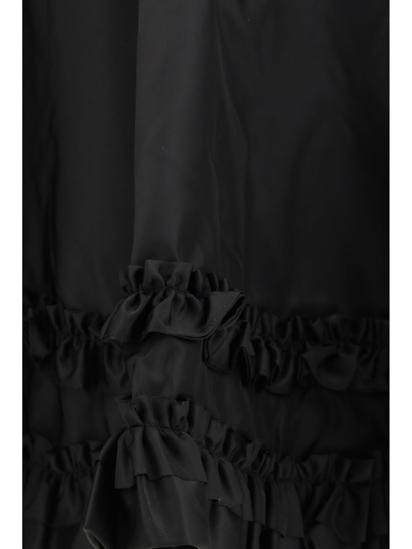 Ganni Women Duchesse Nylon Mini Frill Skirt GANNI