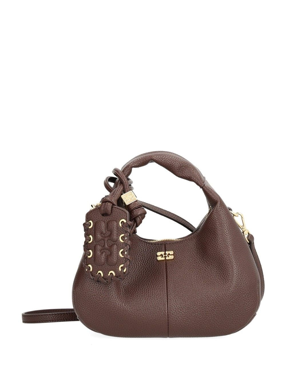 Ganni Women Mini Shoulder Bag With Grained Finish GANNI