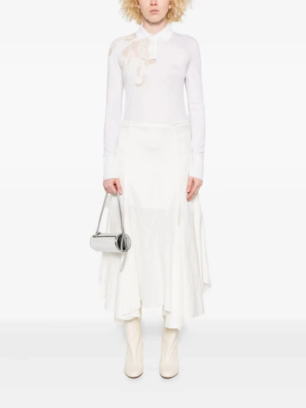 Ermanno Scervino Women Long Sleeve Polo-Neck Sweater ERMANO SCERVINO