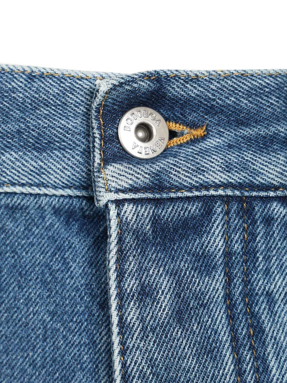 Bottega Veneta Women Medium Indigo Flared Jeans BOTTEGA VENETA