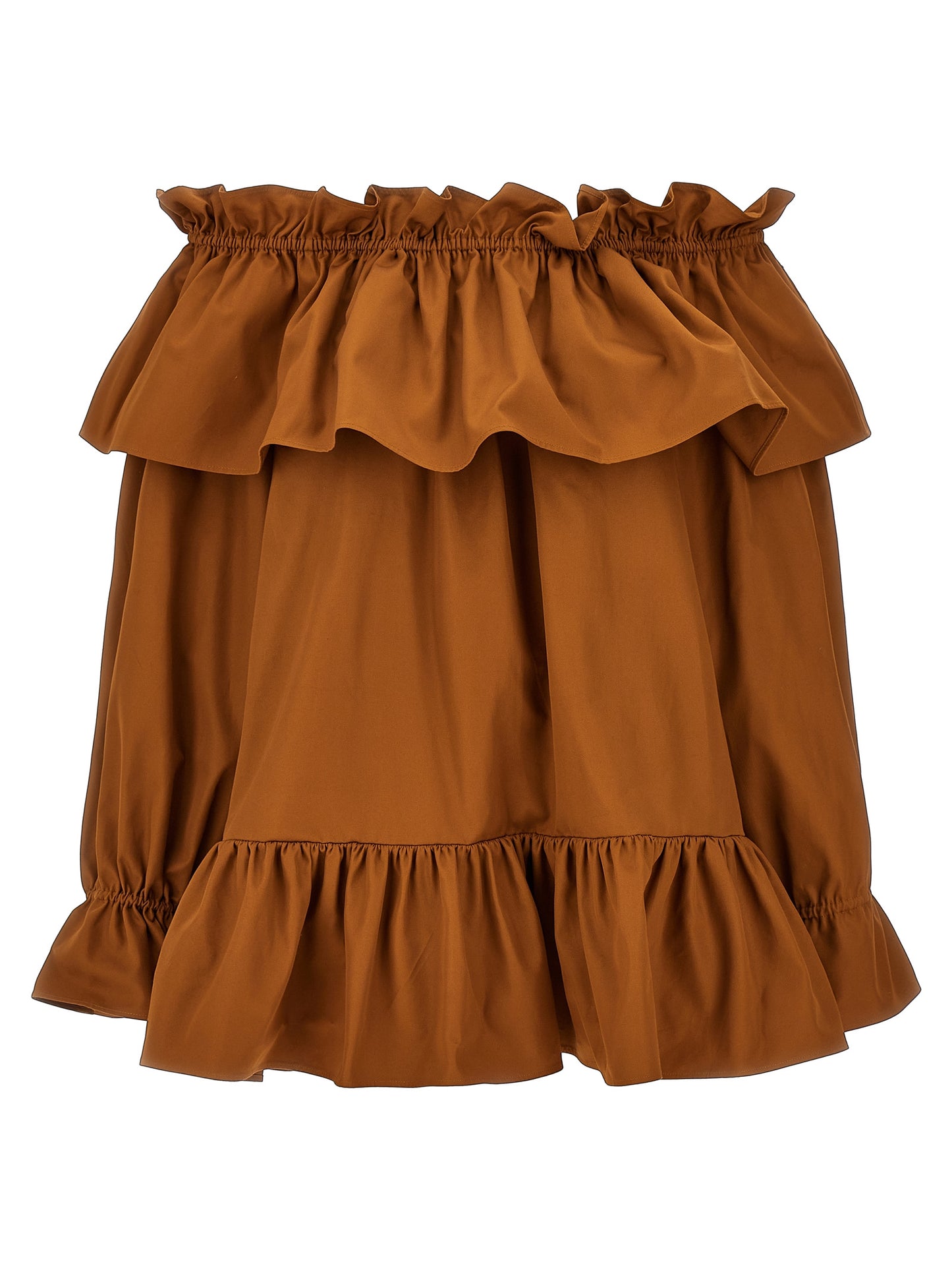 Saint Laurent Women Flounces Mini Dress SAINT LAURENT