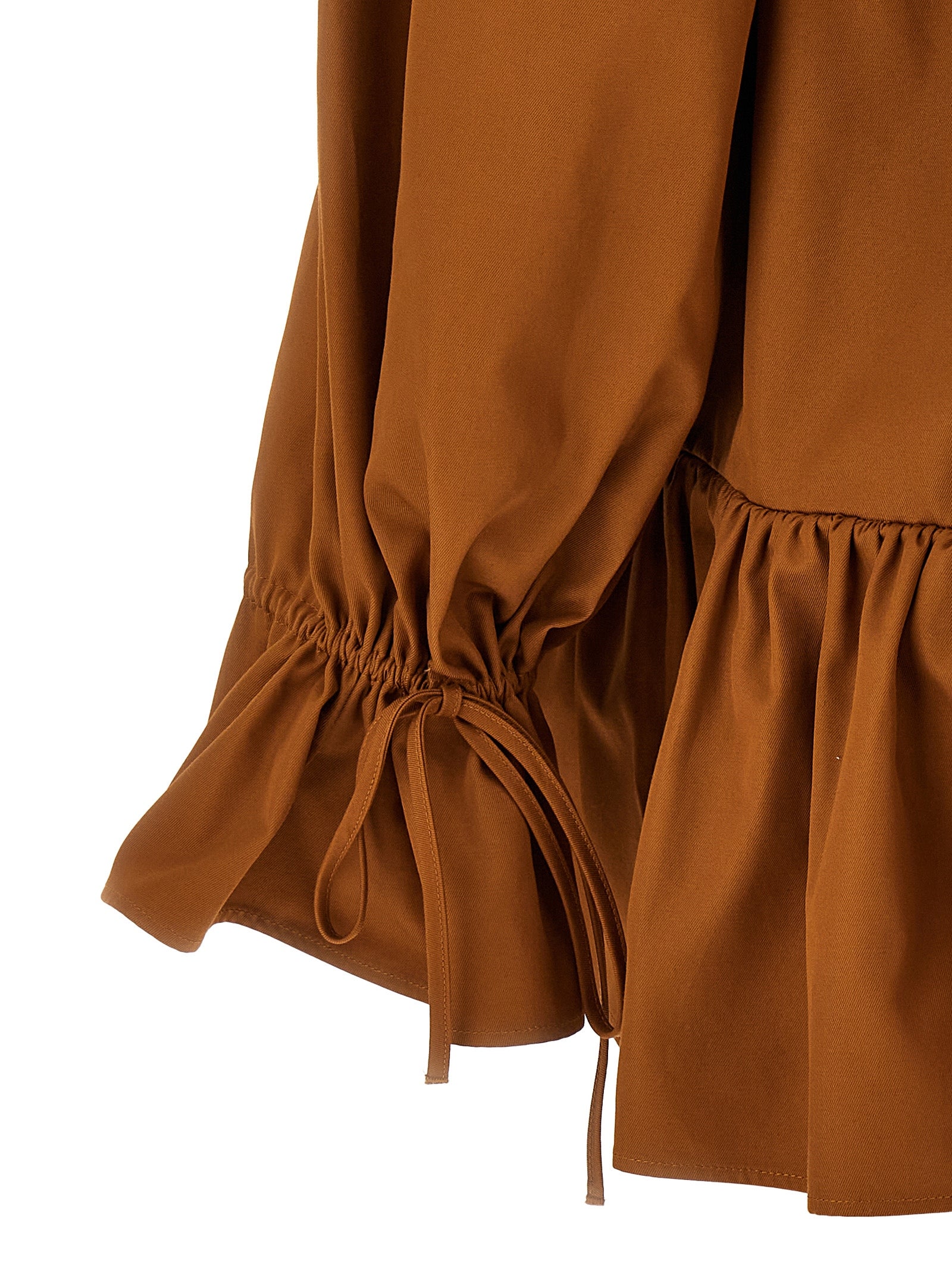 Saint Laurent Women Flounces Mini Dress SAINT LAURENT