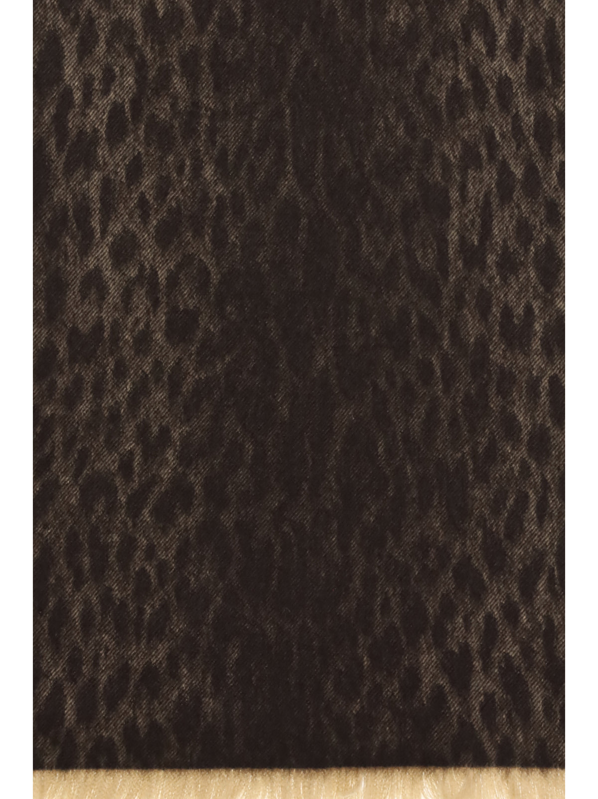 Gucci Women Leopard-Print Wool Scarf With Monogram GUCCI
