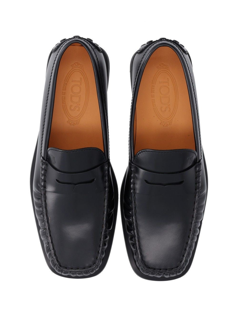 Tod's Men Moccasin In Curled Leather TOD'S