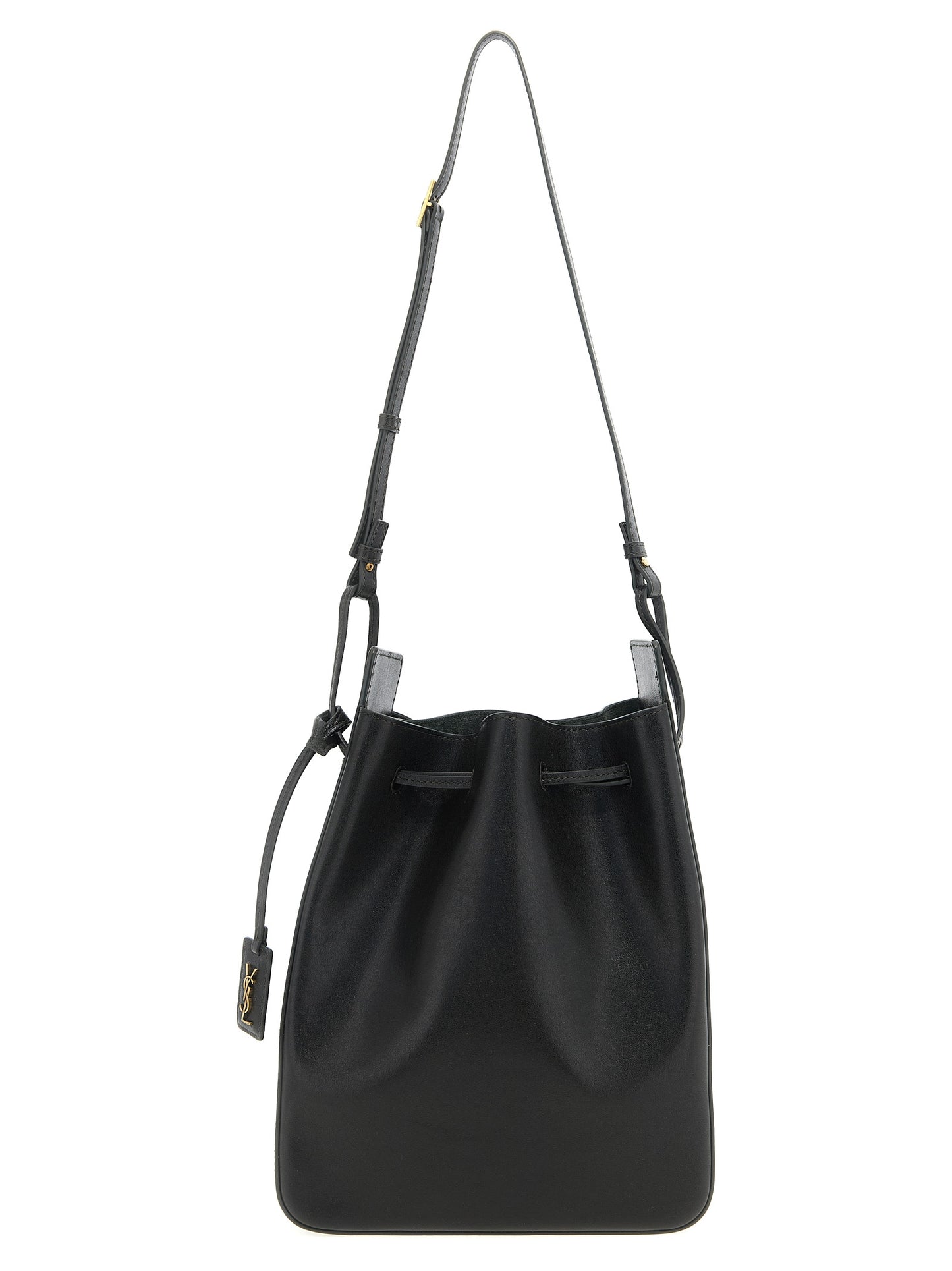 Saint Laurent Women Large Leather Bucket Bag SAINT LAURENT