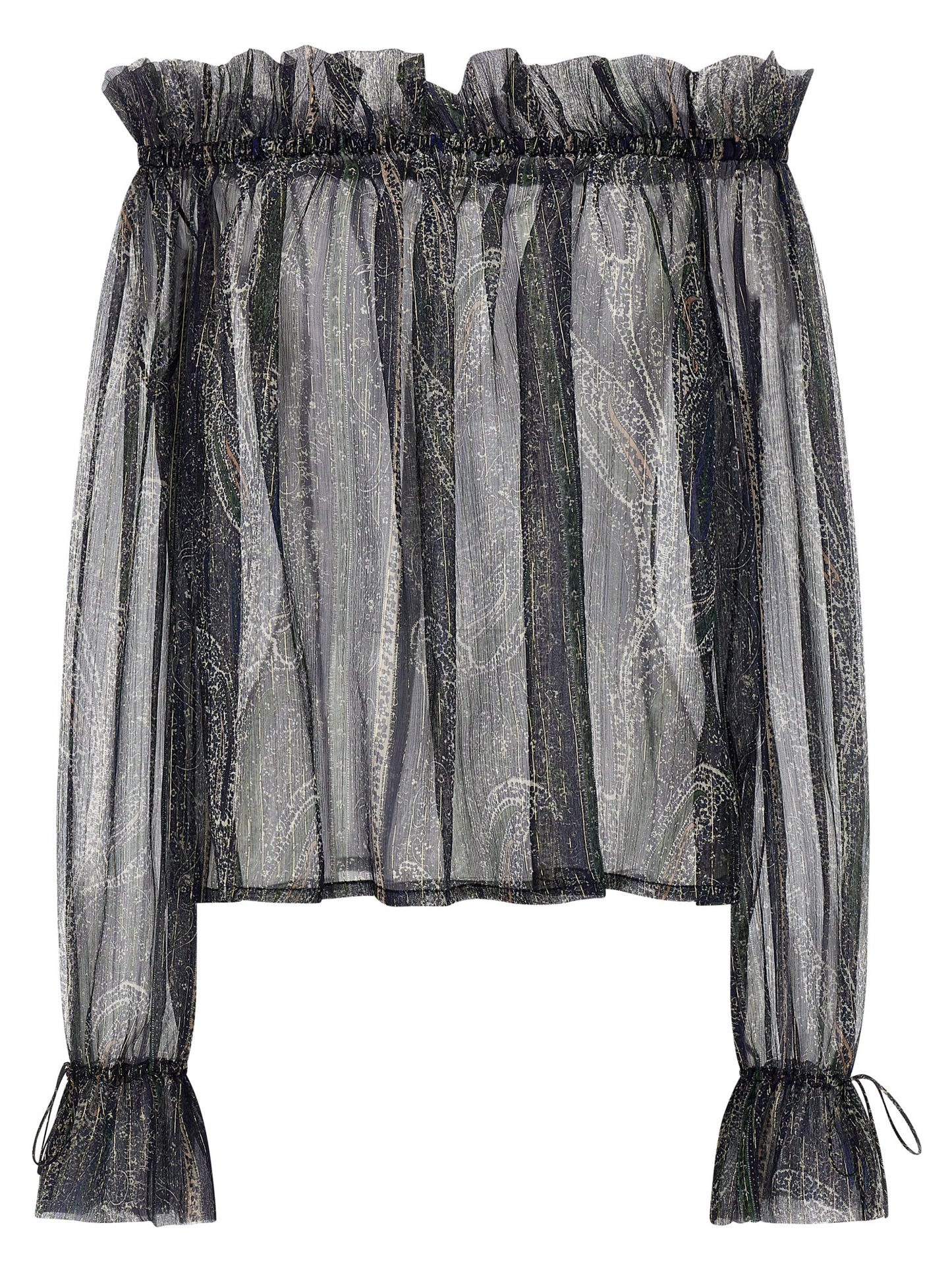 Saint Laurent Women Lurex Blouse SAINT LAURENT