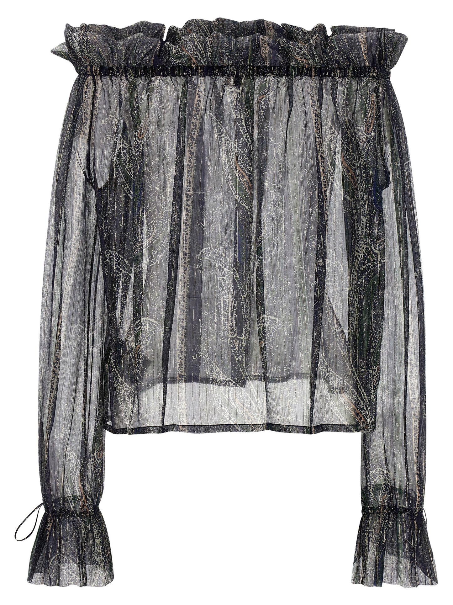 Saint Laurent Women Lurex Blouse SAINT LAURENT